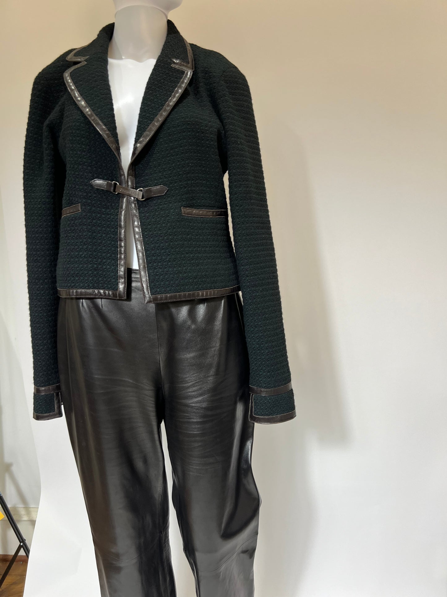 Vintage Chanel Leather Pants