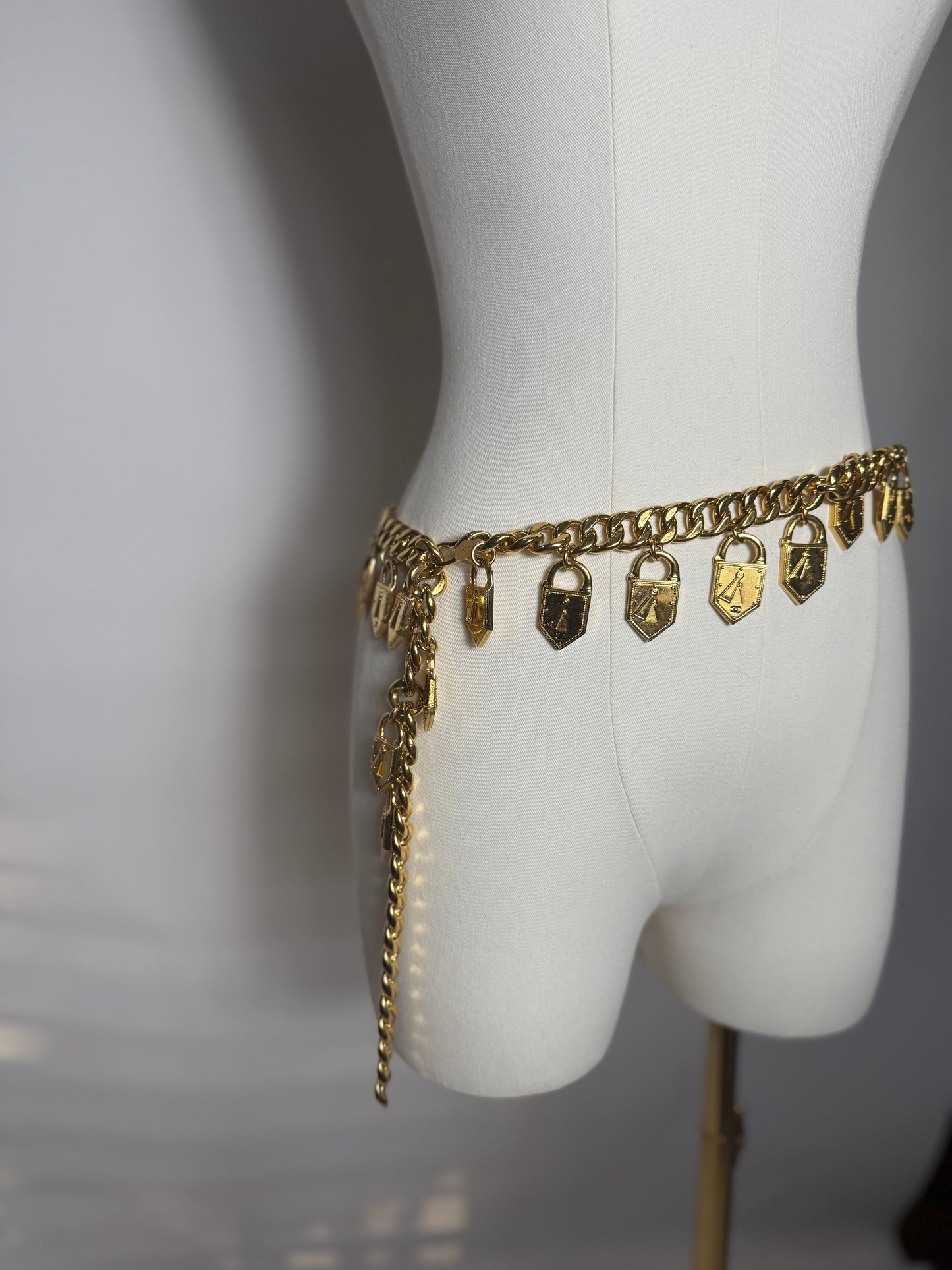 Vintage Chanel Locket Chain Belt