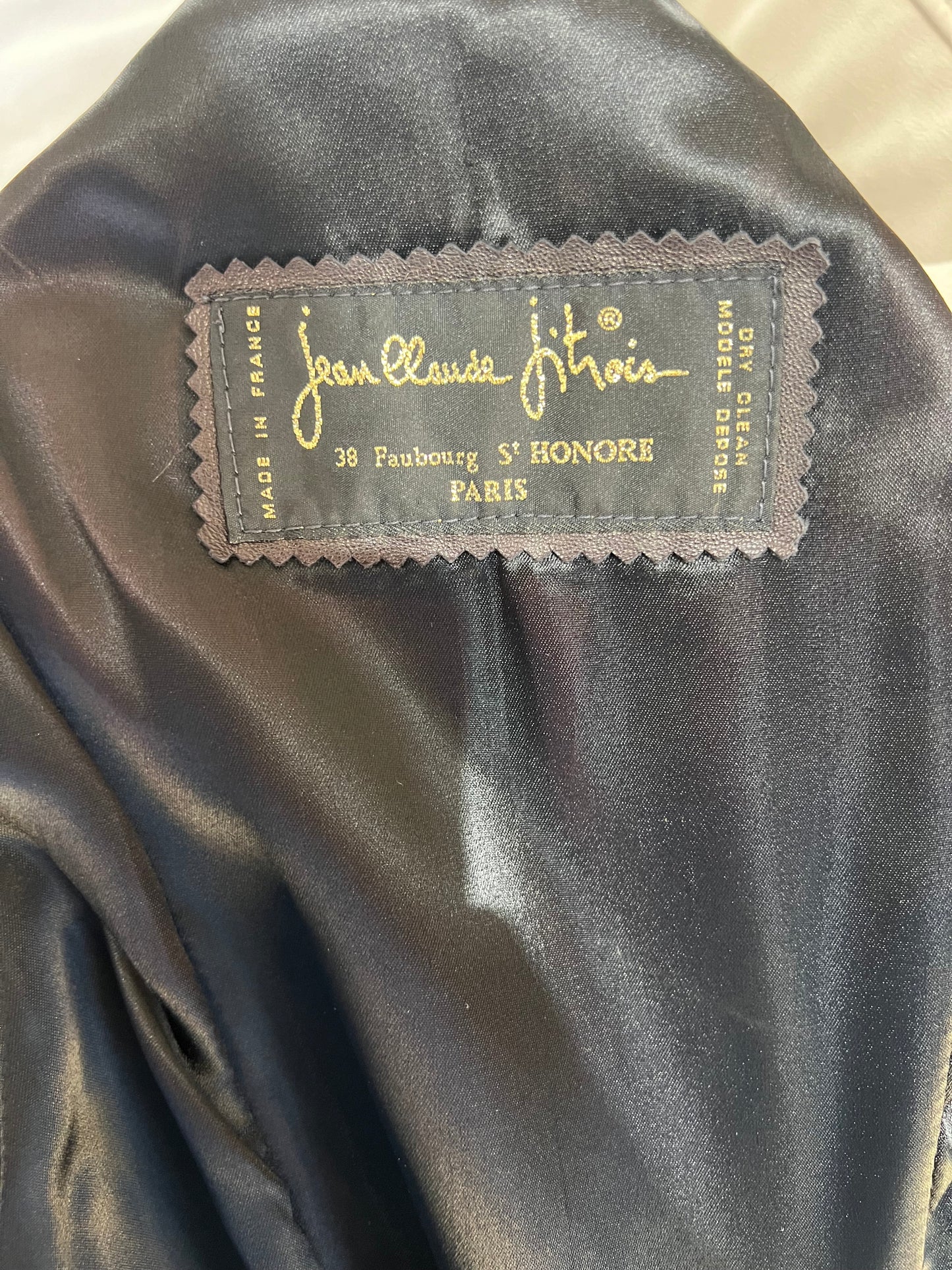 JEAN CLAUDE JITOIS: Leather Dress