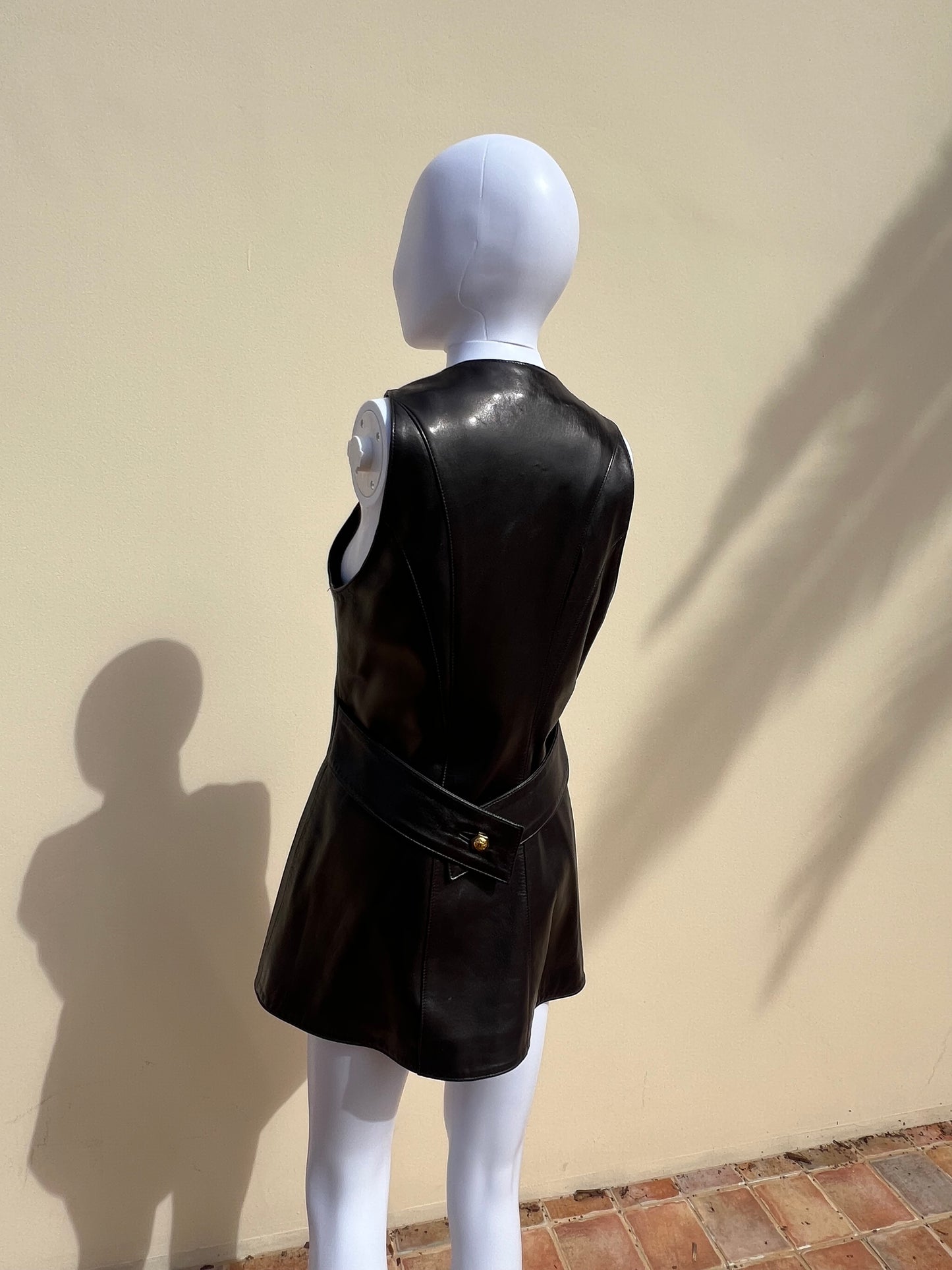 JEAN CLAUDE JITOIS: Leather Dress