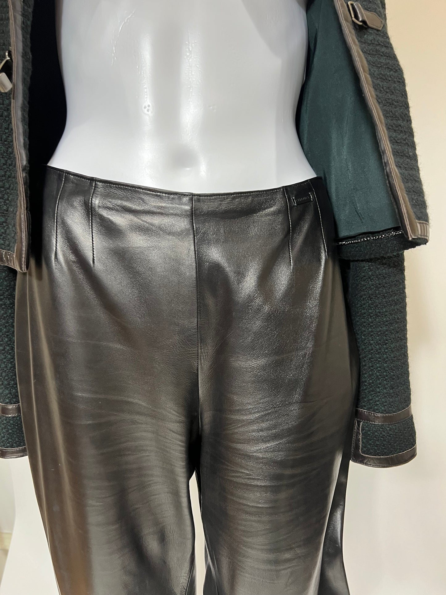 Vintage Chanel Leather Pants