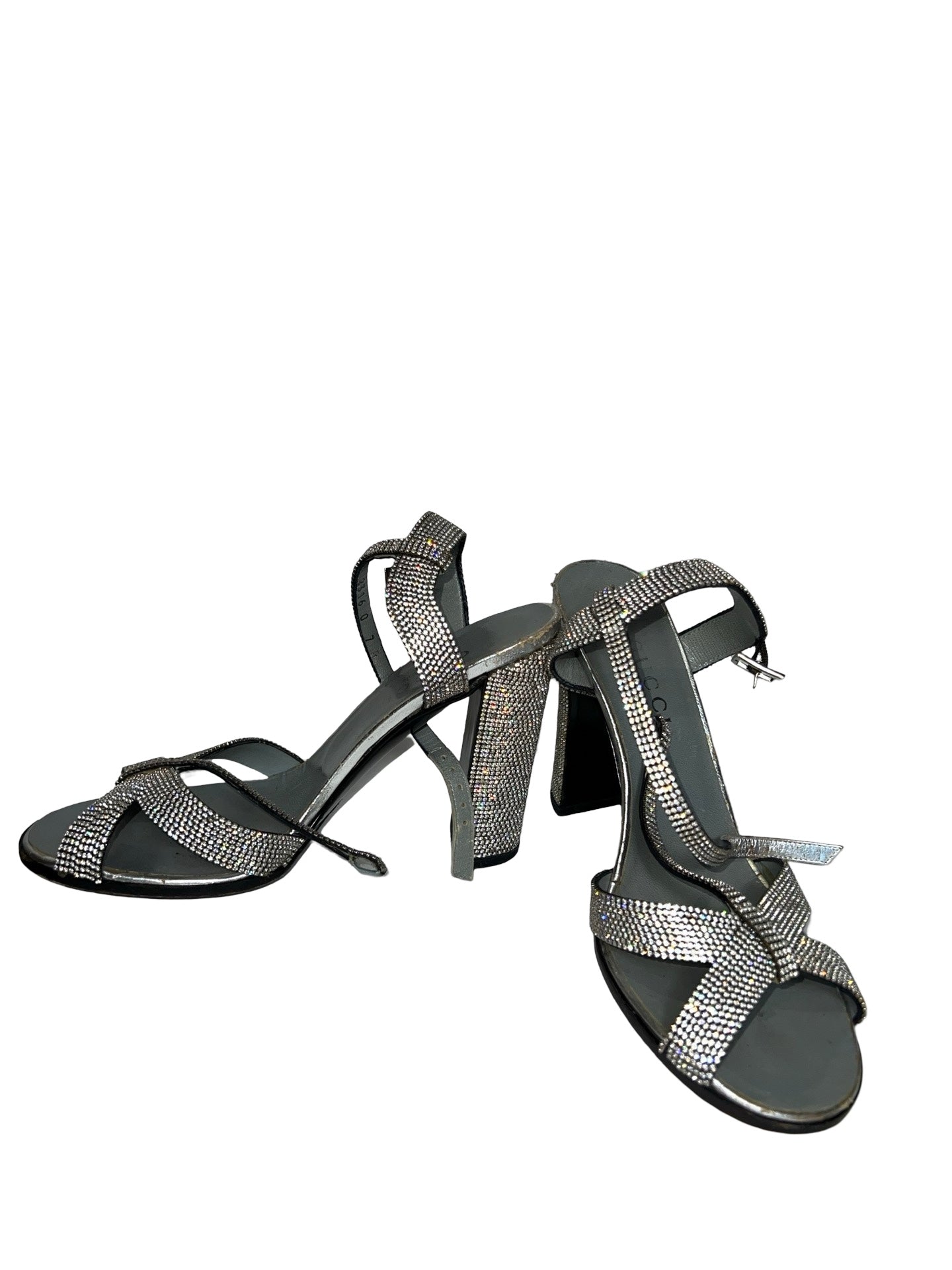 Vintage Gucci Crystal Heels 37