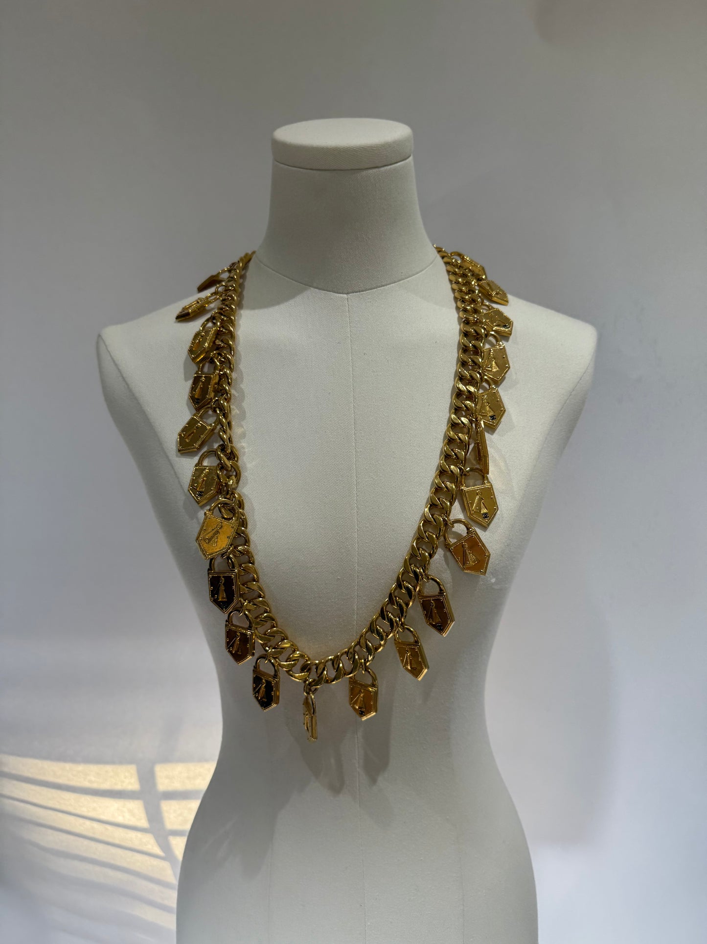 Vintage Chanel Locket Chain Belt