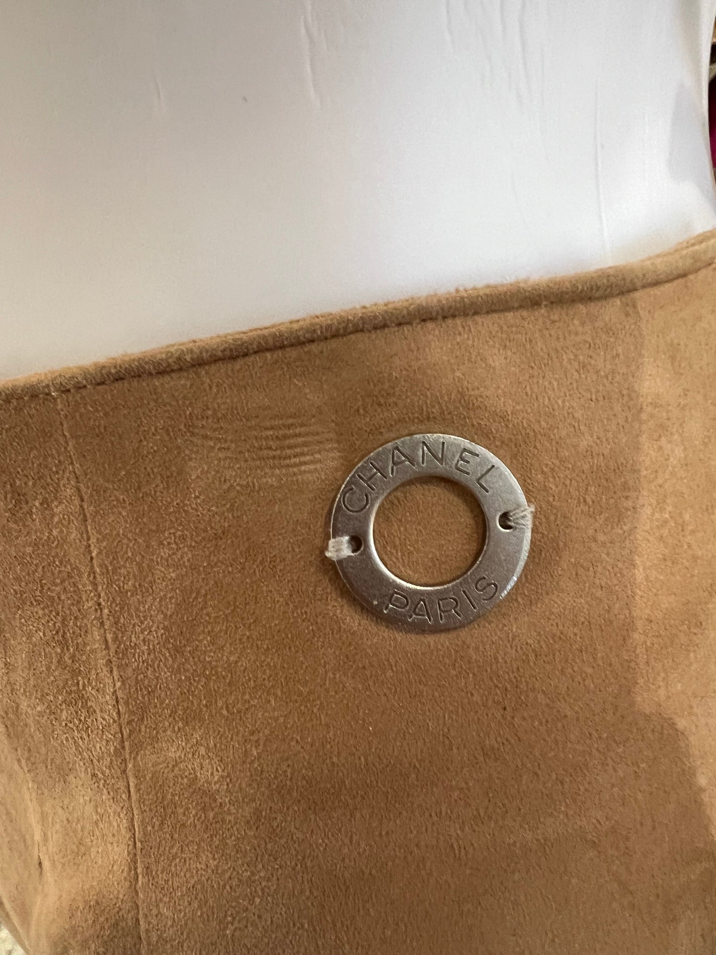 Vintage Chanel Suede Pant