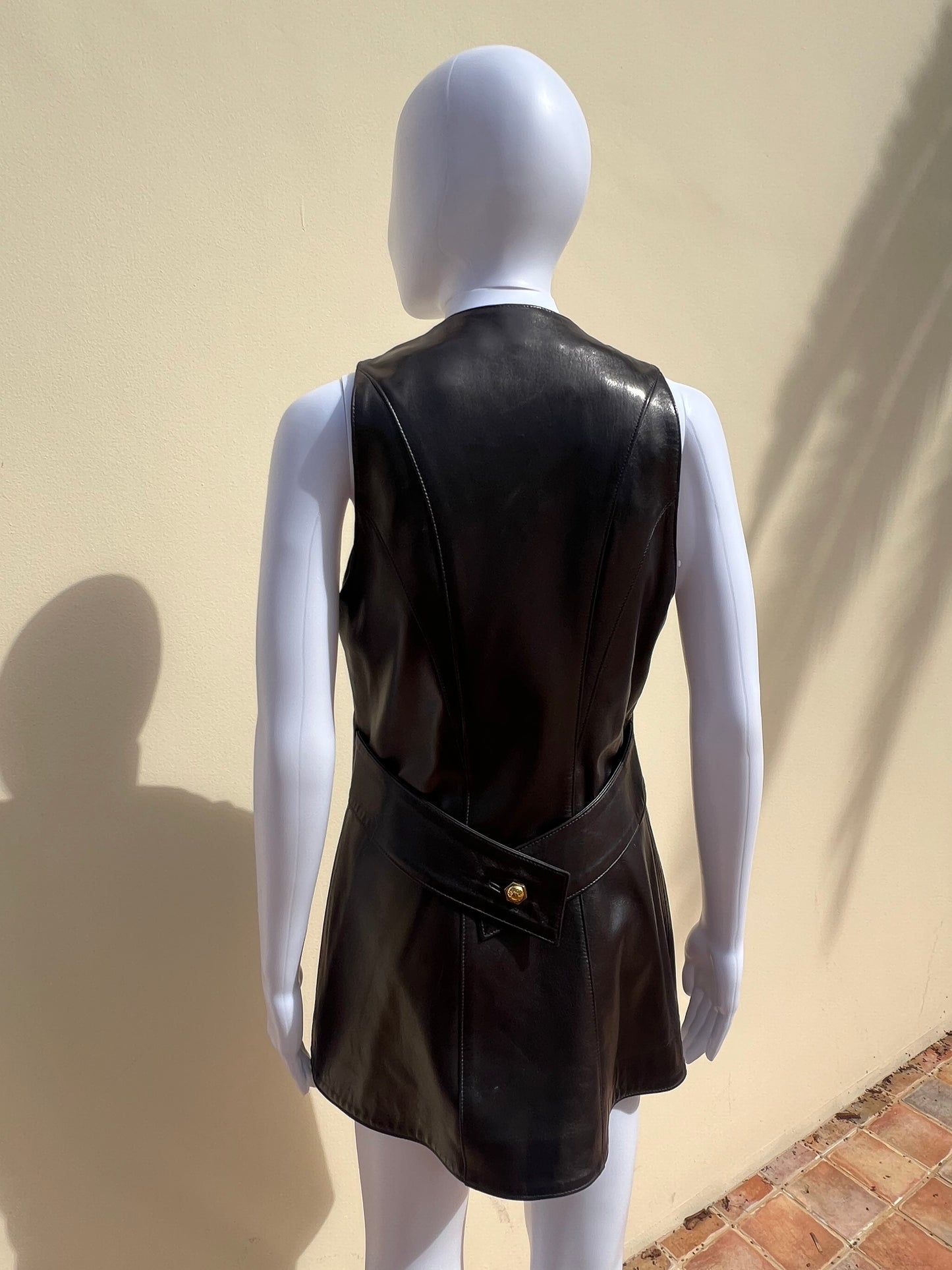 JEAN CLAUDE JITOIS: Leather Dress