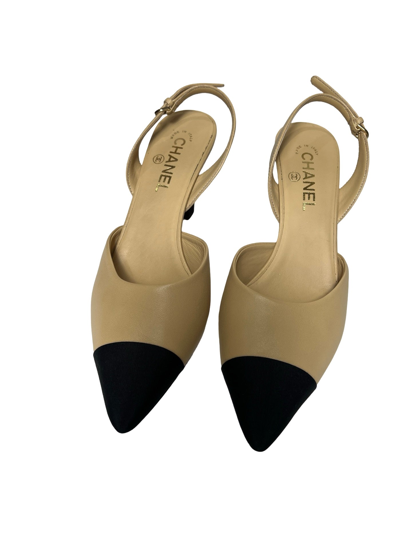 Chanel Sling Back Heel 40.5
