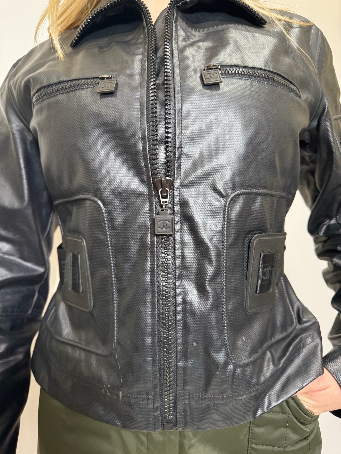 Vintage Chanel Leather Jacket