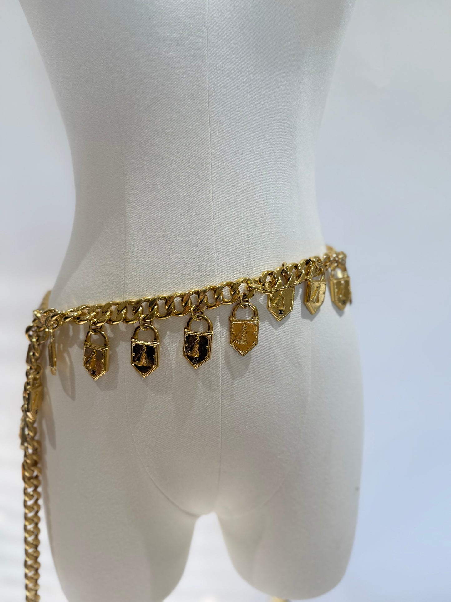 Vintage Chanel Locket Chain Belt