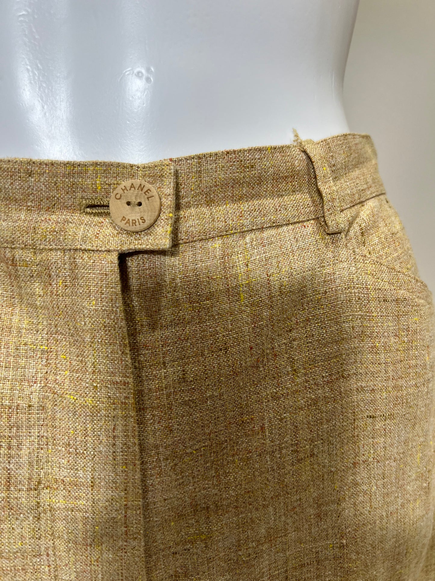 Vintage Chanel Linen Pants