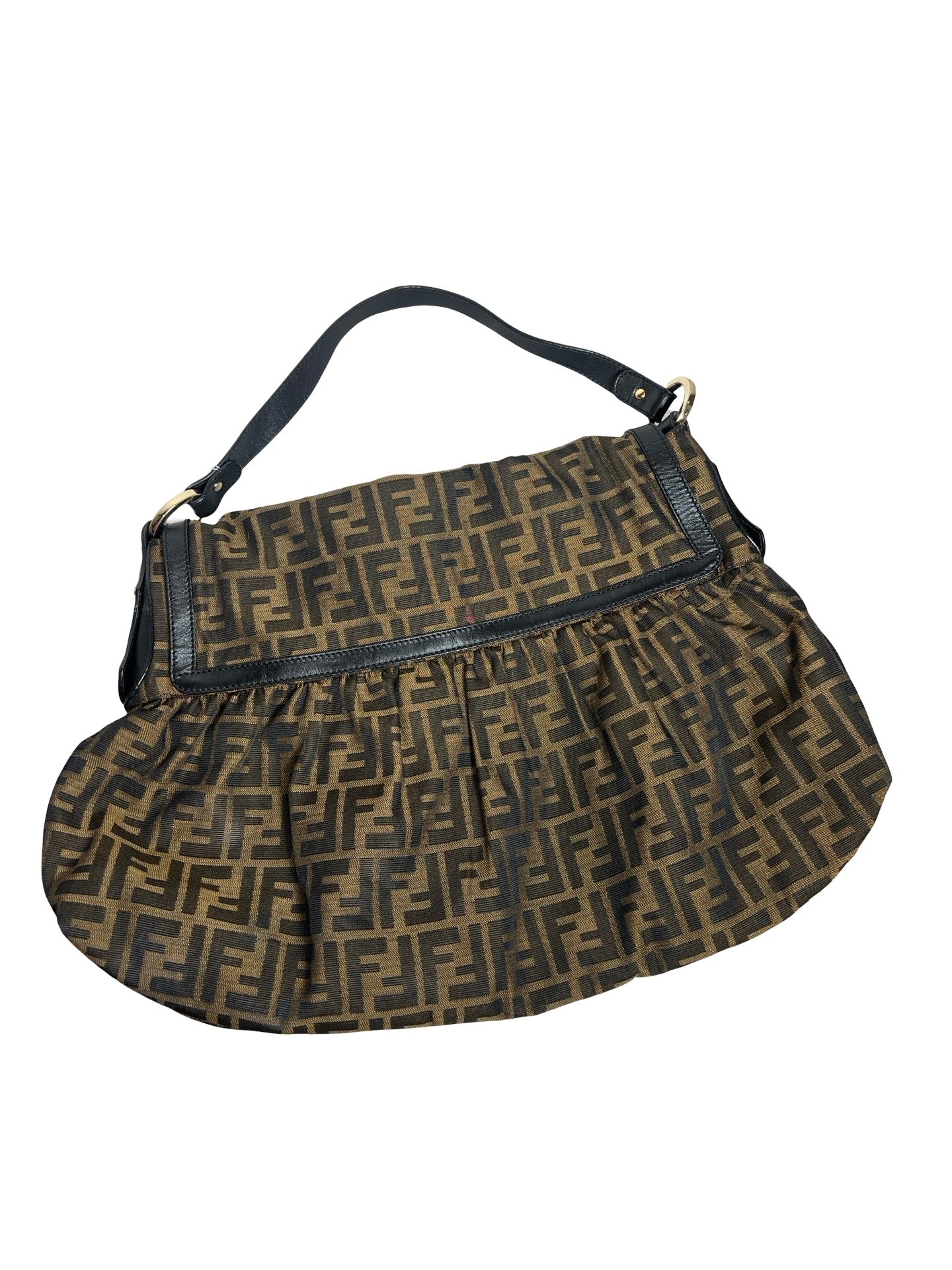 Vintage Fendi Monogram Boho Shoulder Bag