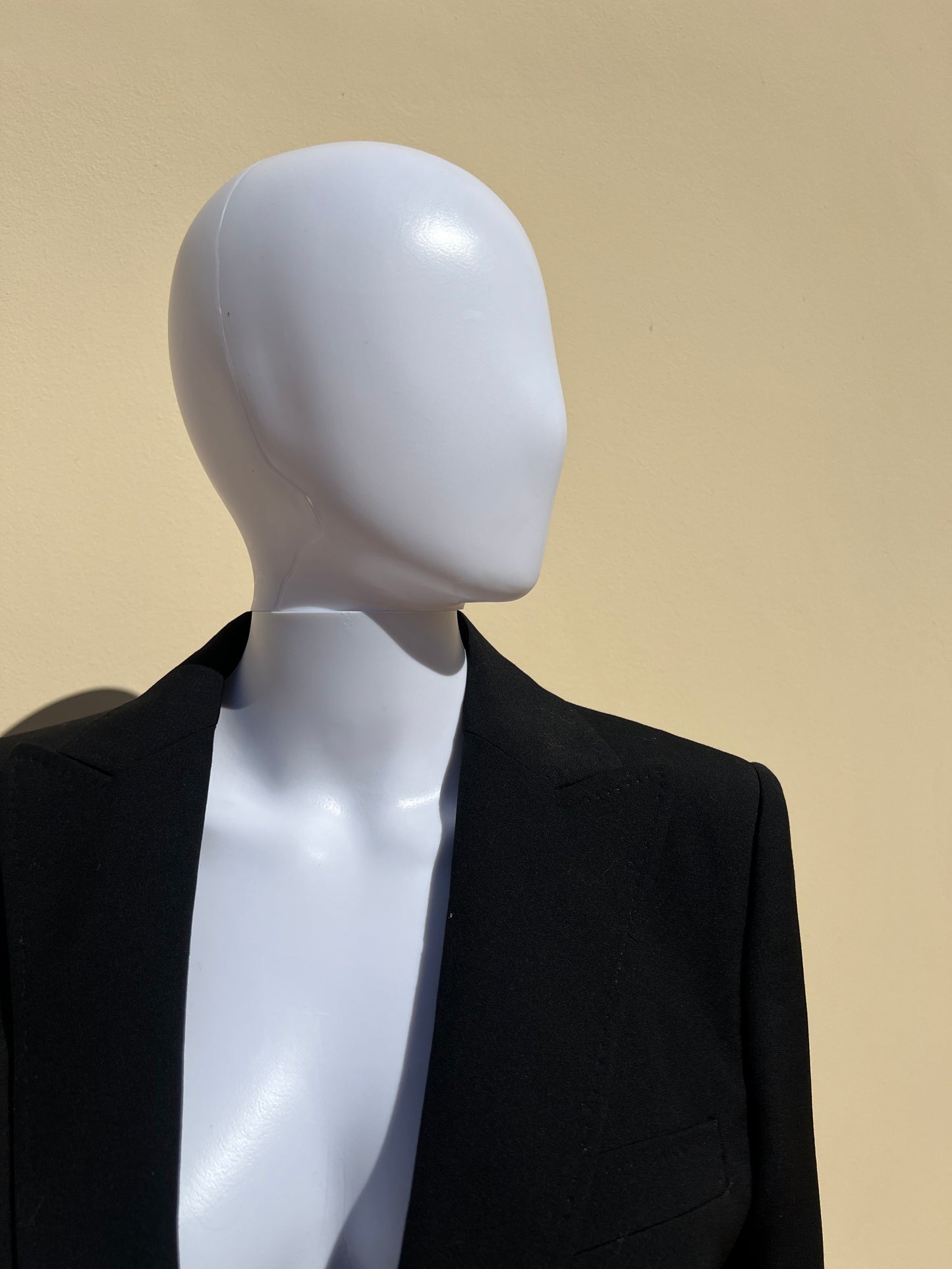 DOLCE AND GABBANA: Black Cropped Blazer