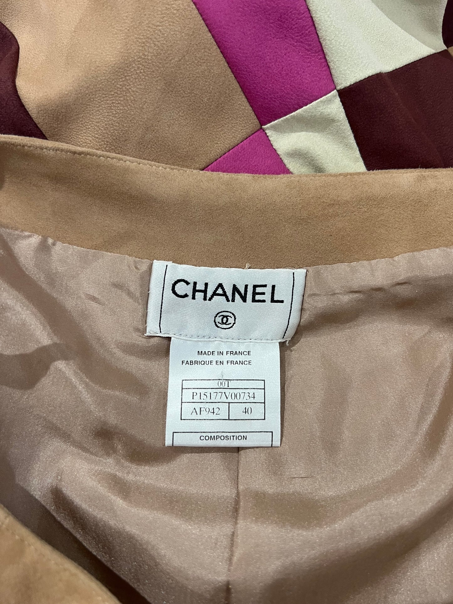 Vintage Chanel Suede Pant