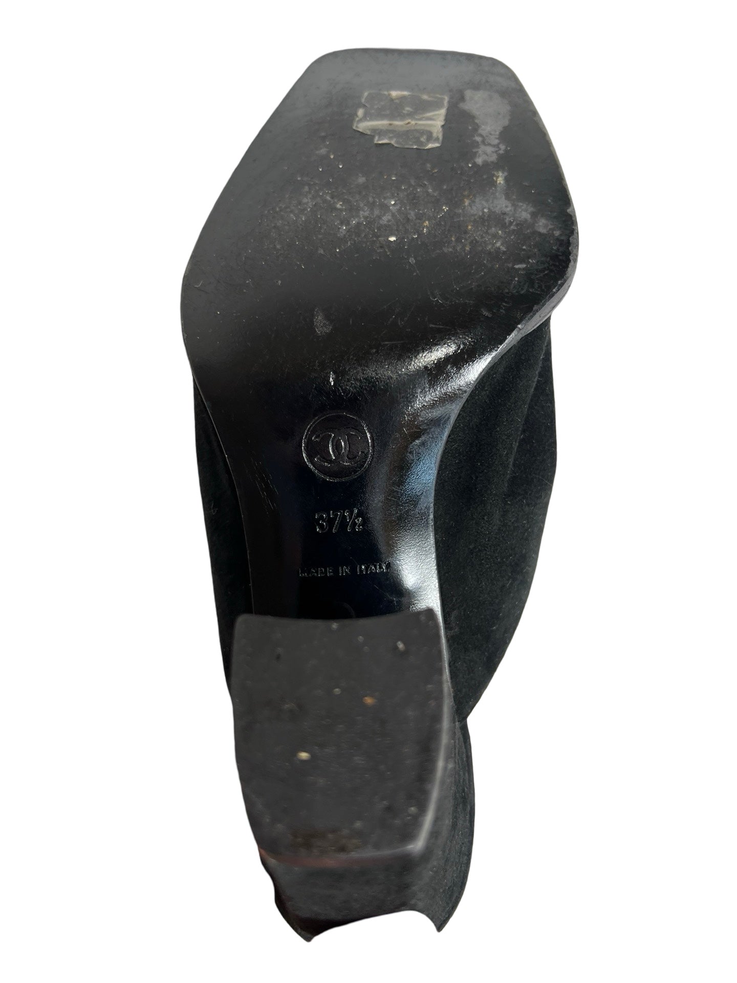 Vintage Chanel Suede Mule 37.5