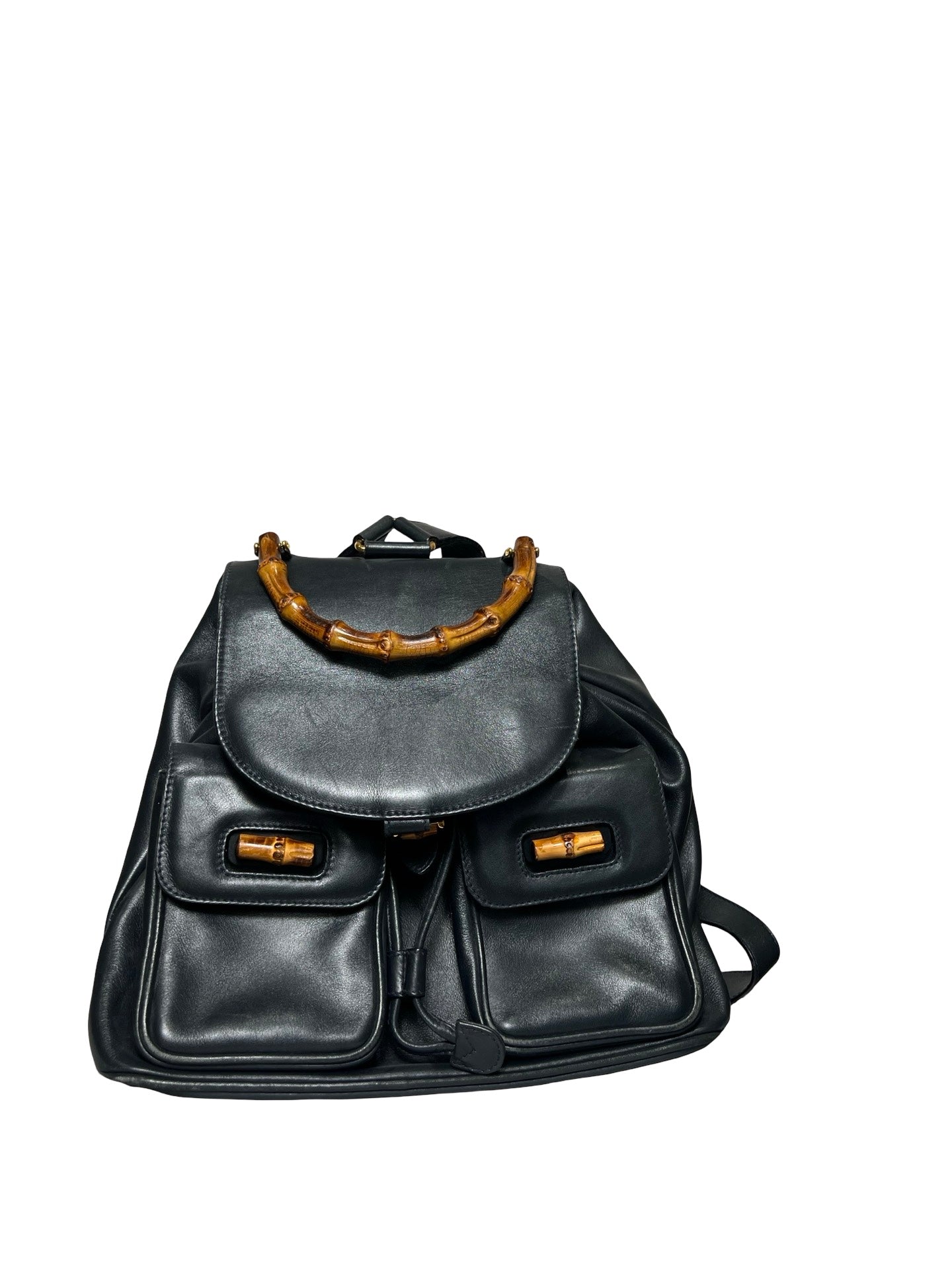 Vintage Gucci Bamboo Backpack