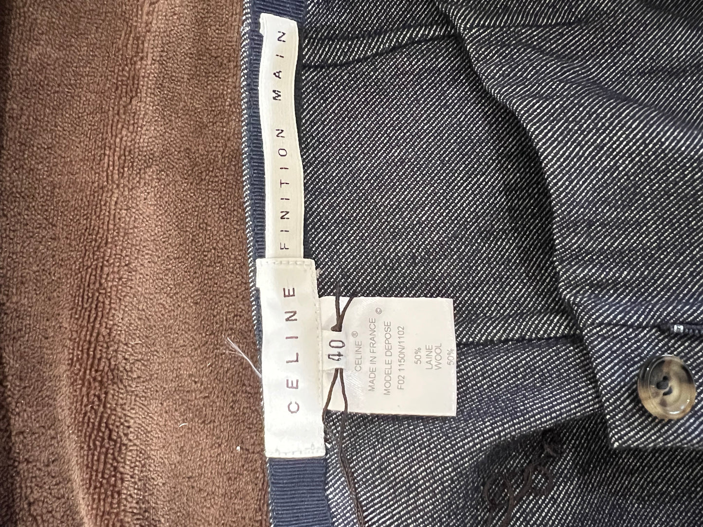 Vintage Celine Denim Pants