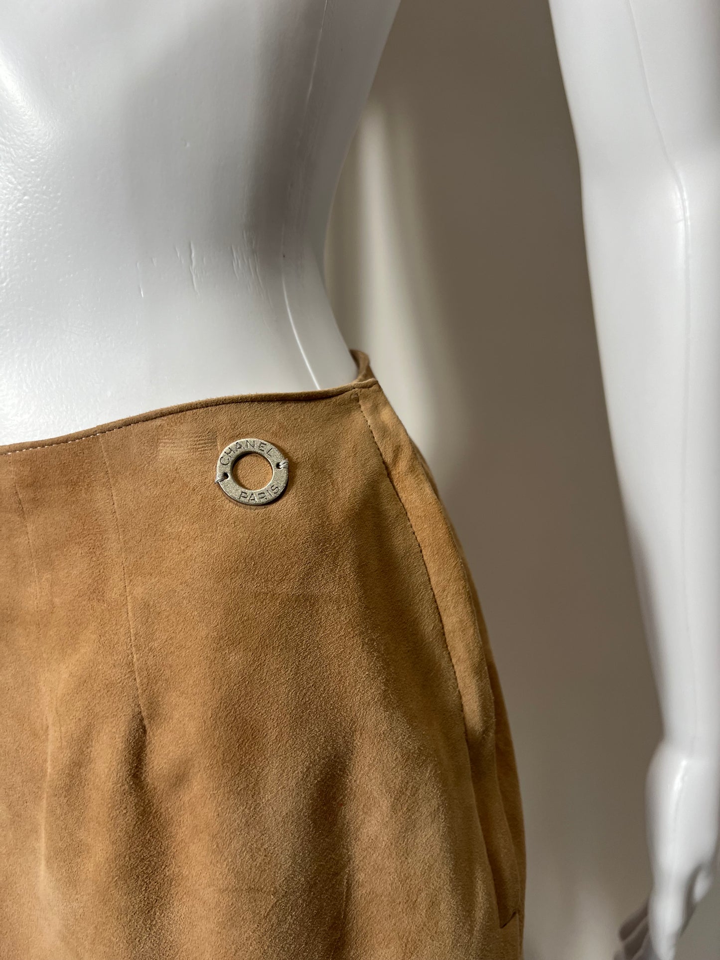 Vintage Chanel Suede Pant