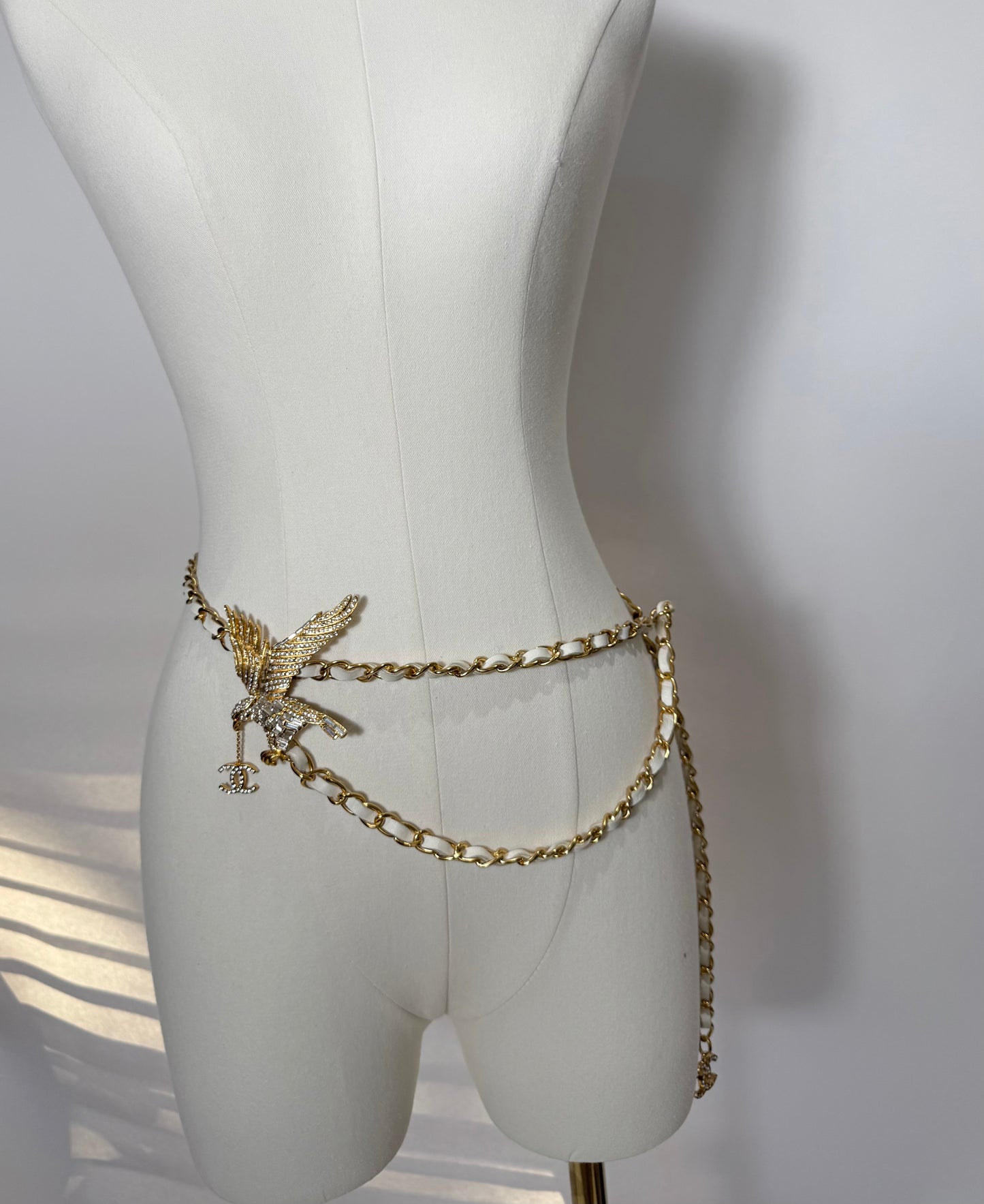 Vintage Chanel Bird Chain Belt