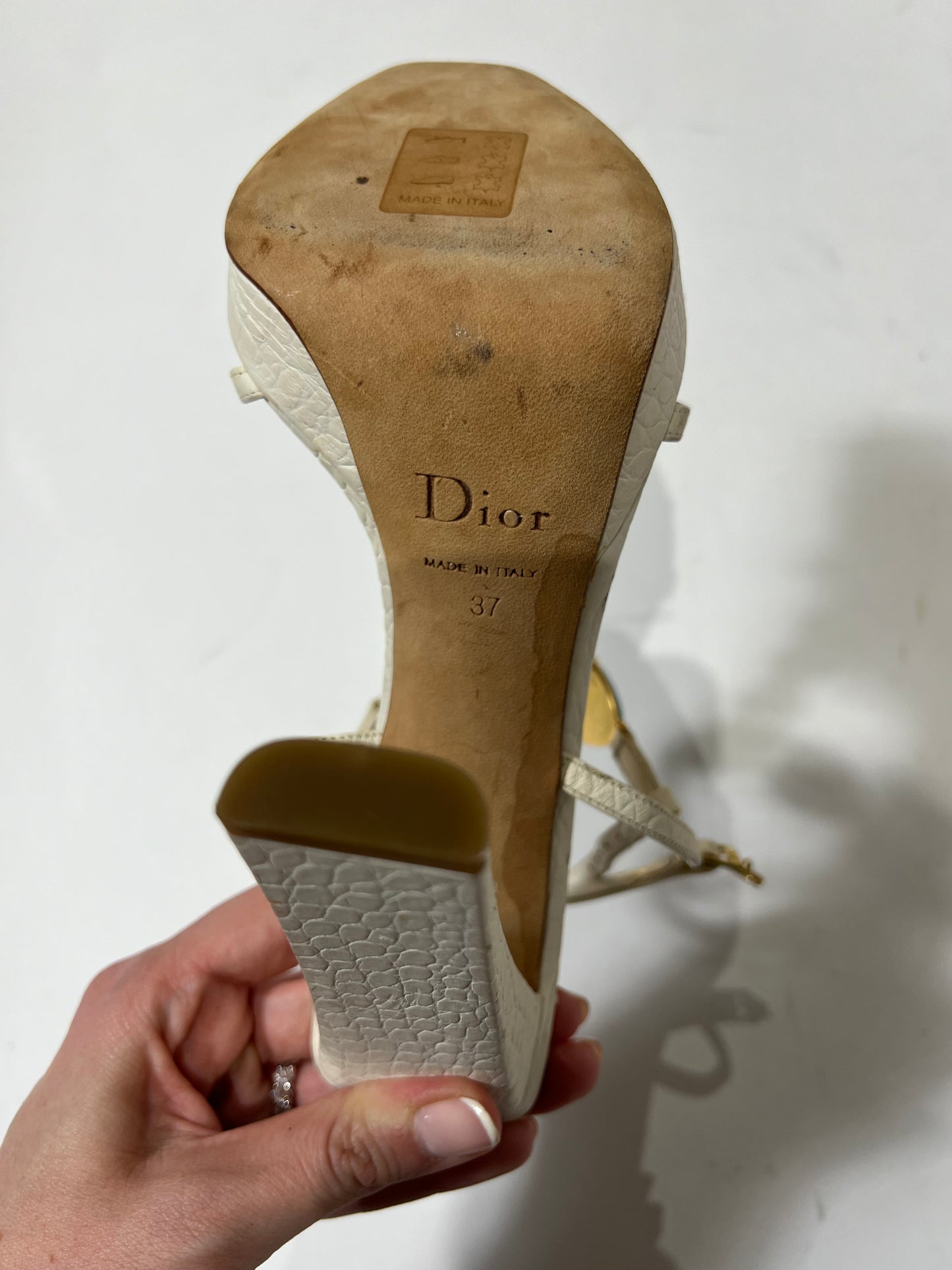Vintage Dior Turquoise Heel 37.5