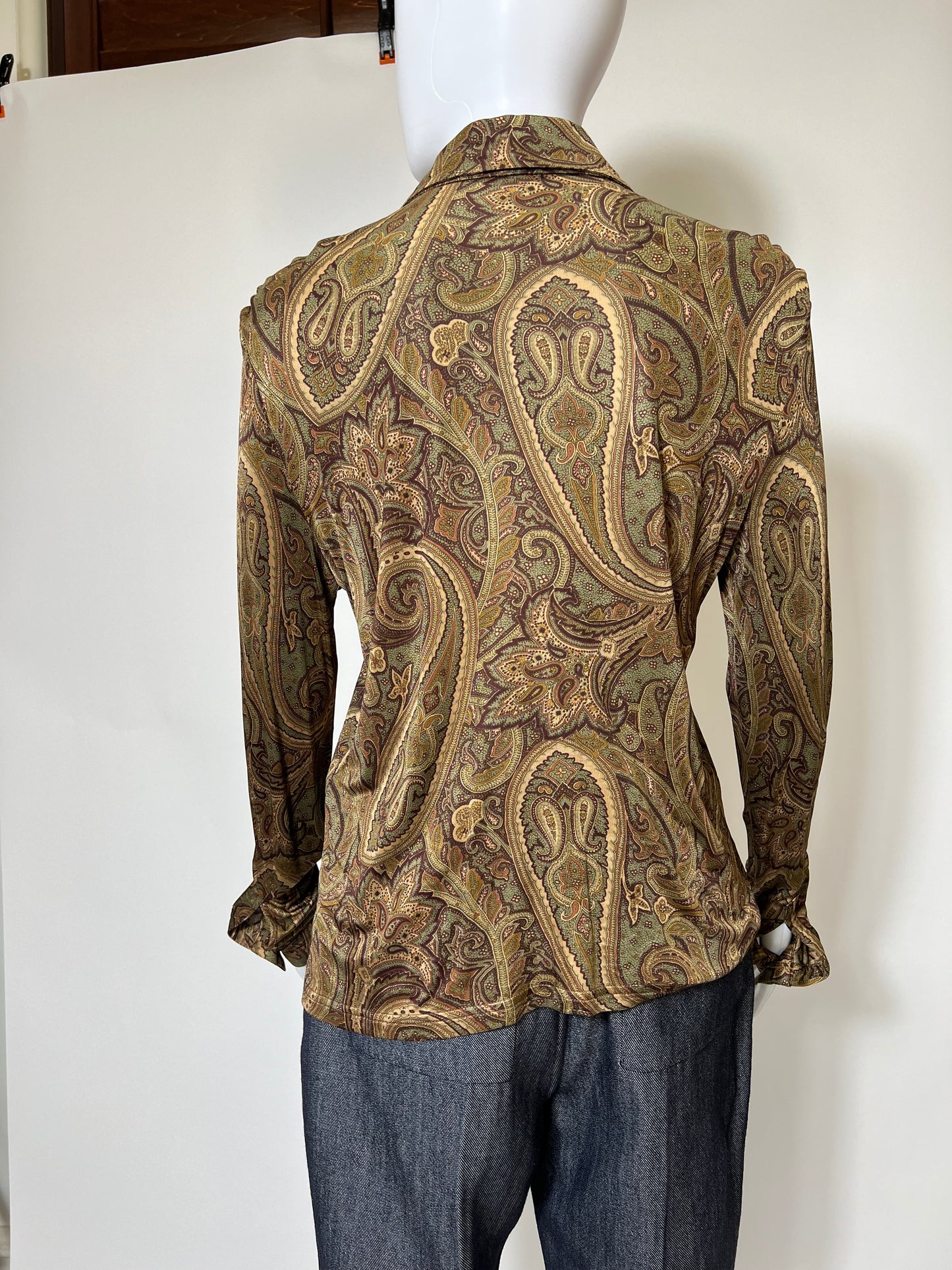 Vintage Celine Paisley Top