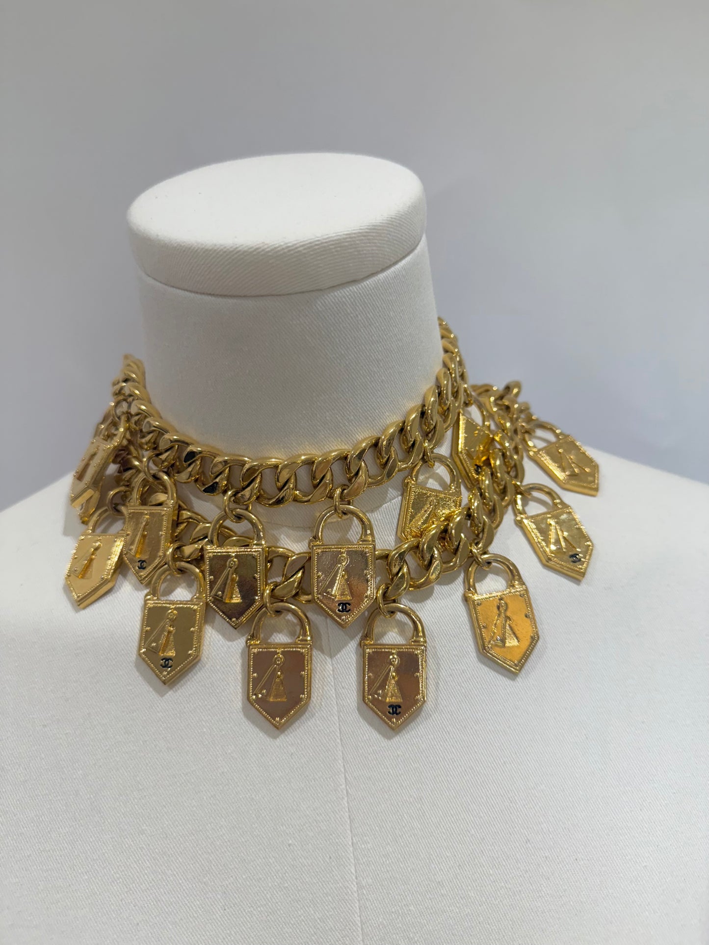 Vintage Chanel Locket Chain Belt