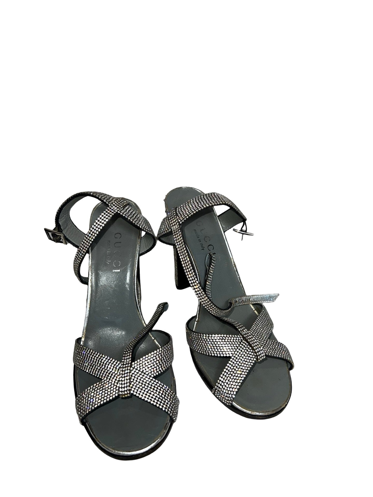 Vintage Gucci Crystal Heels 37