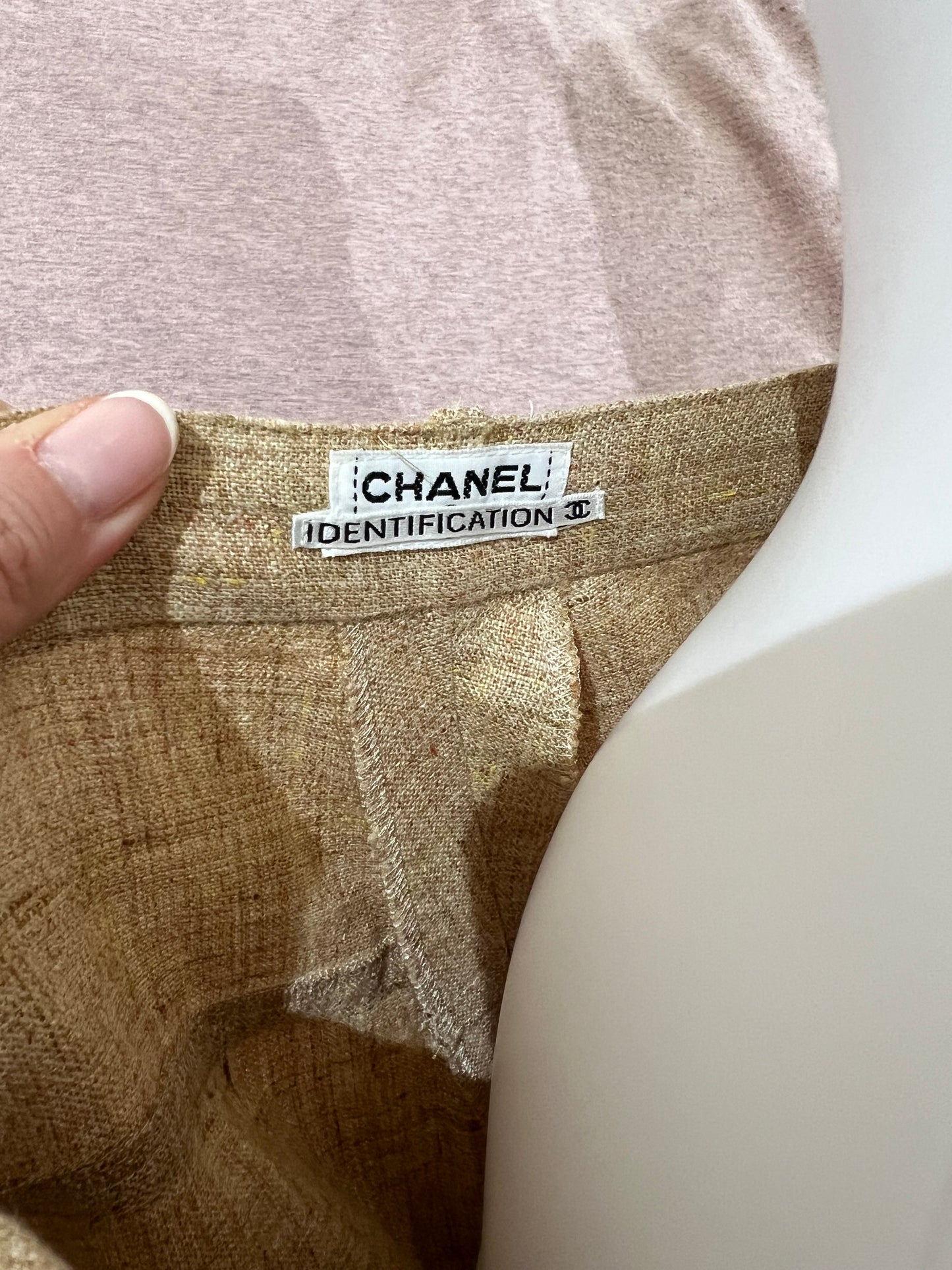 Vintage Chanel Linen Pants