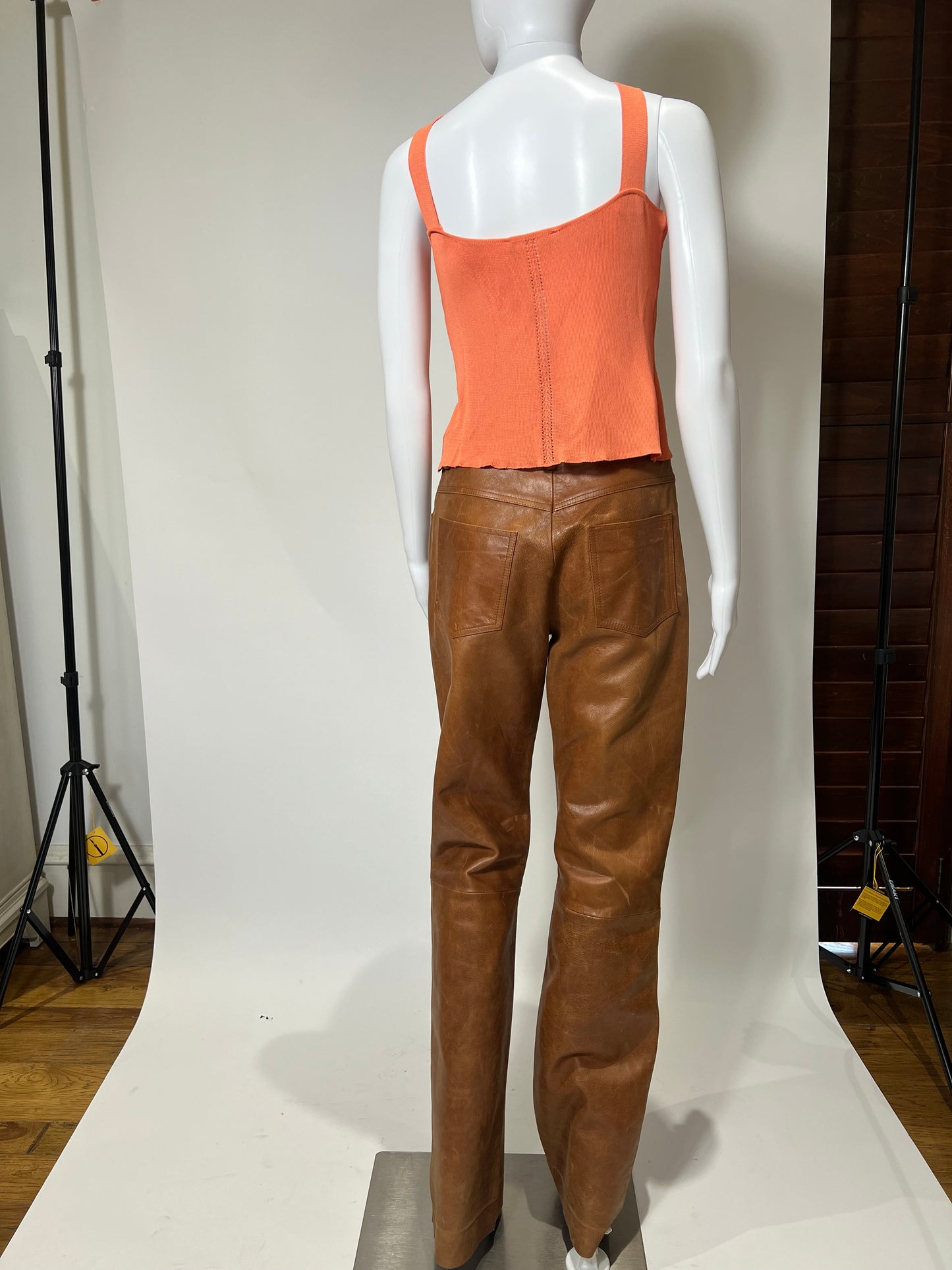 Vintage Celine Leather Pants