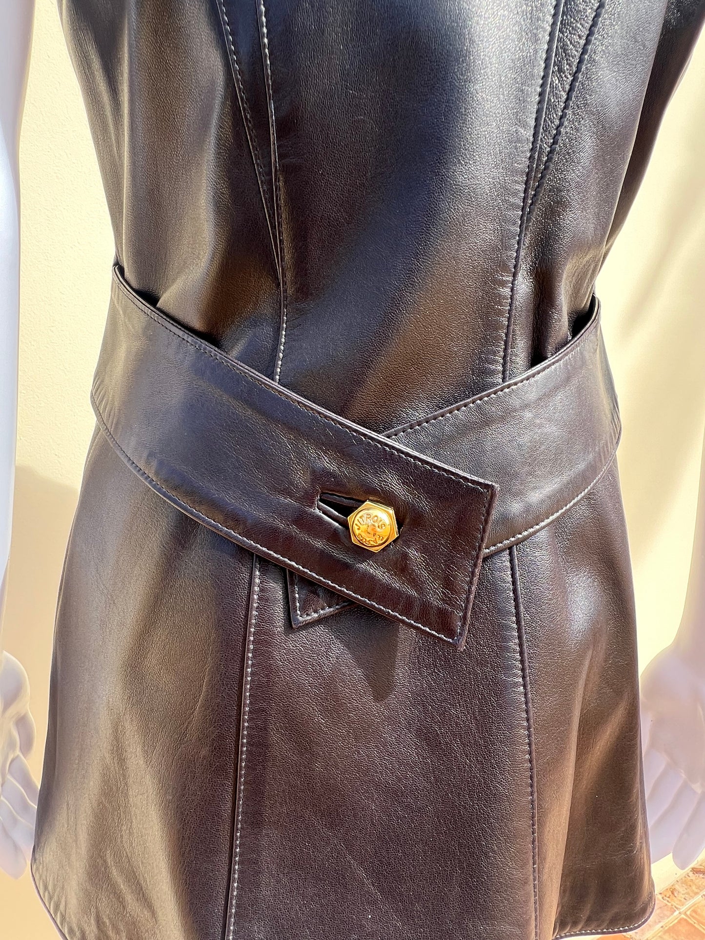JEAN CLAUDE JITOIS: Leather Dress