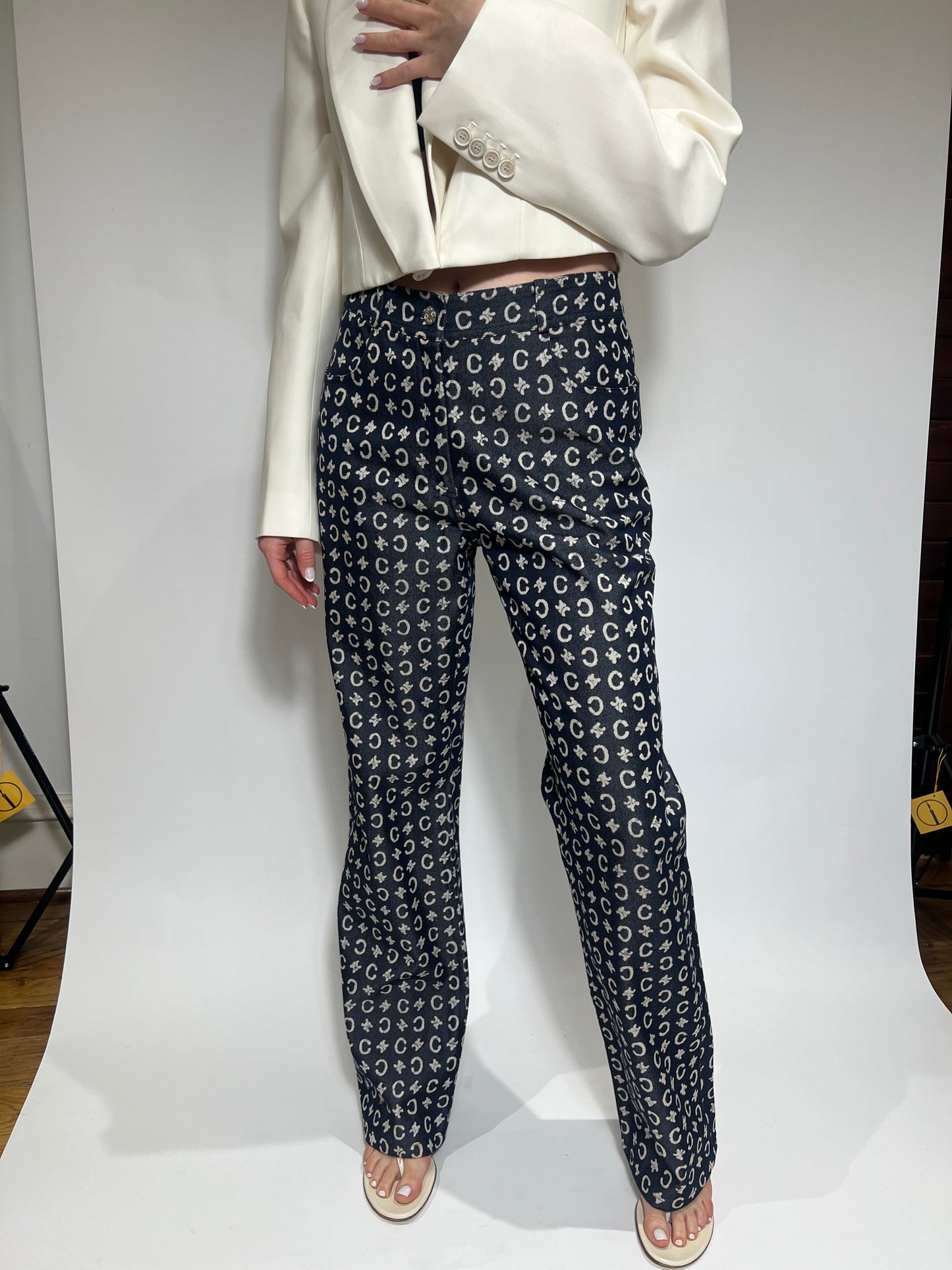 Vintage Celine Monogram Jeans
