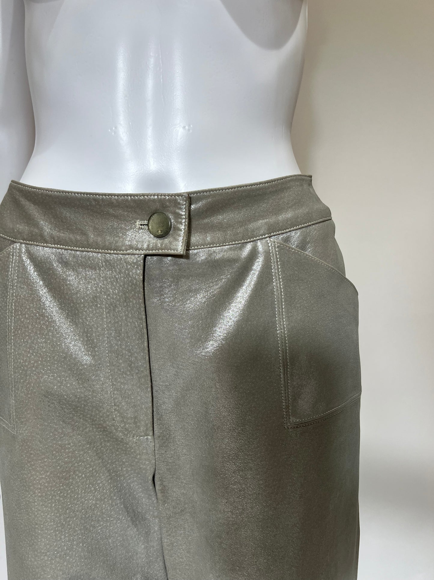 Vintage Chanel Silver Pant