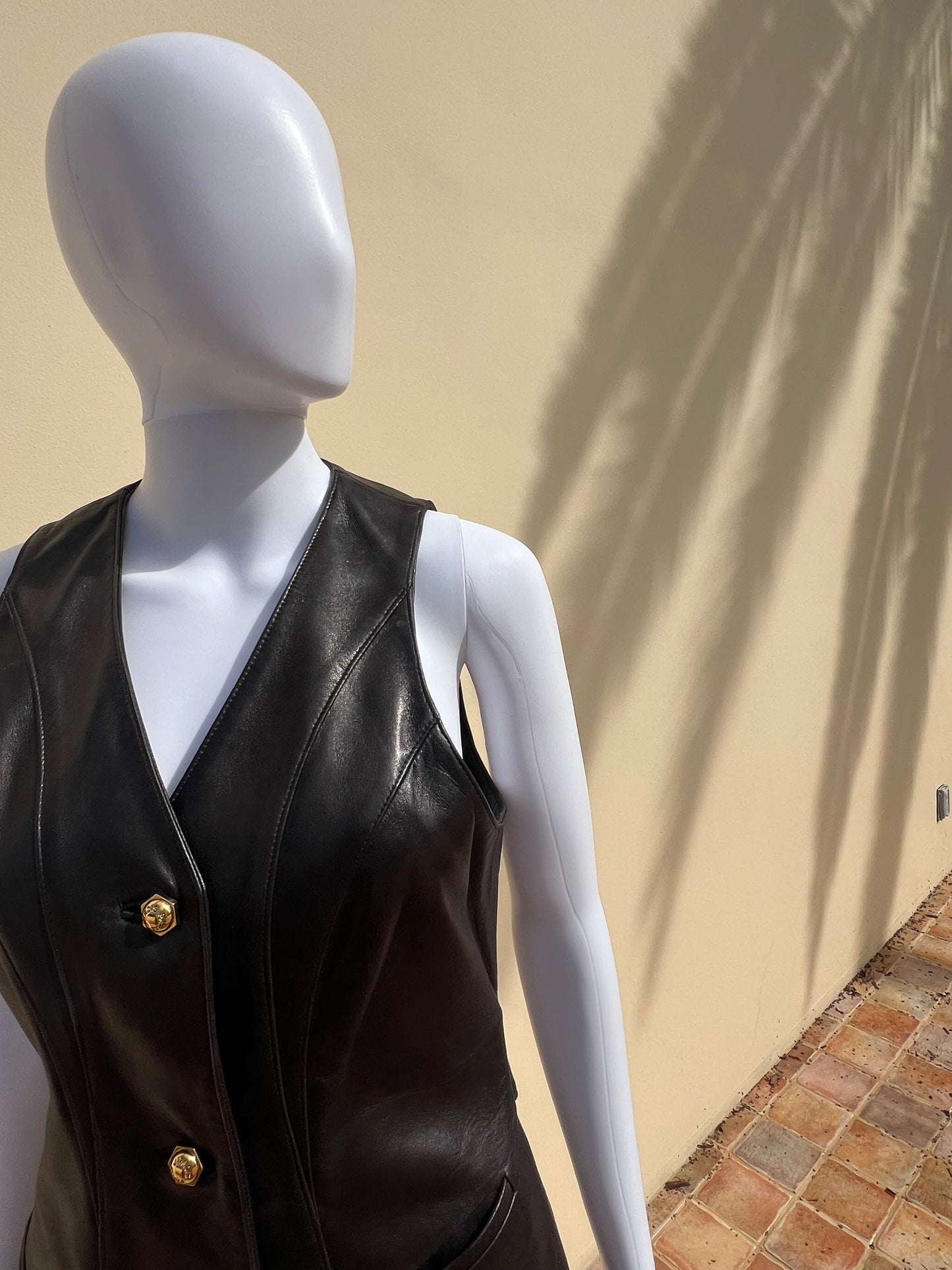 JEAN CLAUDE JITOIS: Leather Dress