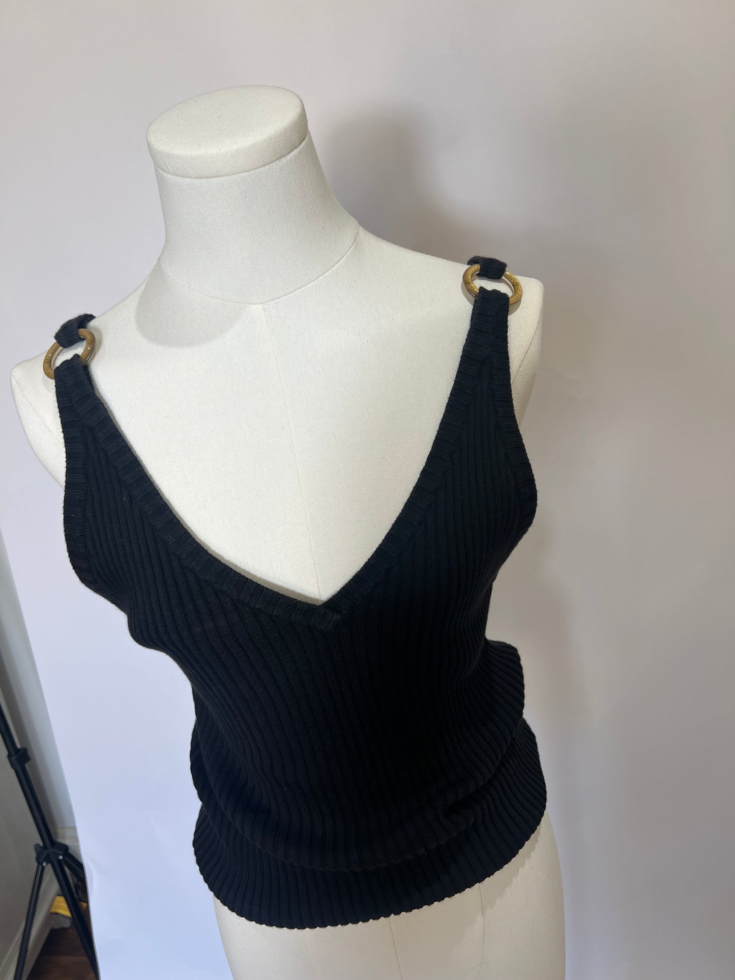 Vintage Chanel Ribbed Tank
