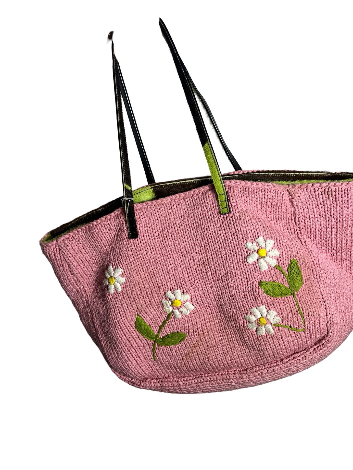 Vintage Fendi Crochet Tote Bag