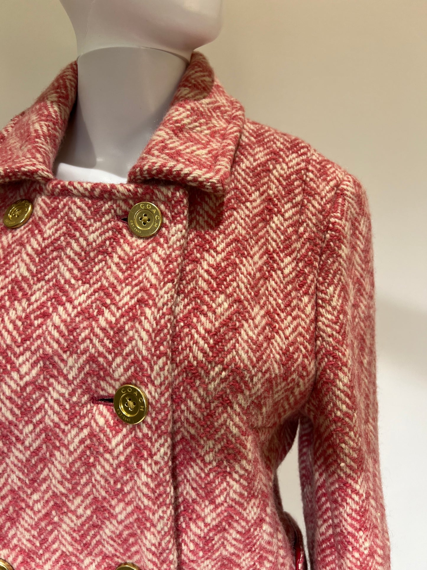 Vintage Coach Tweed Jacket