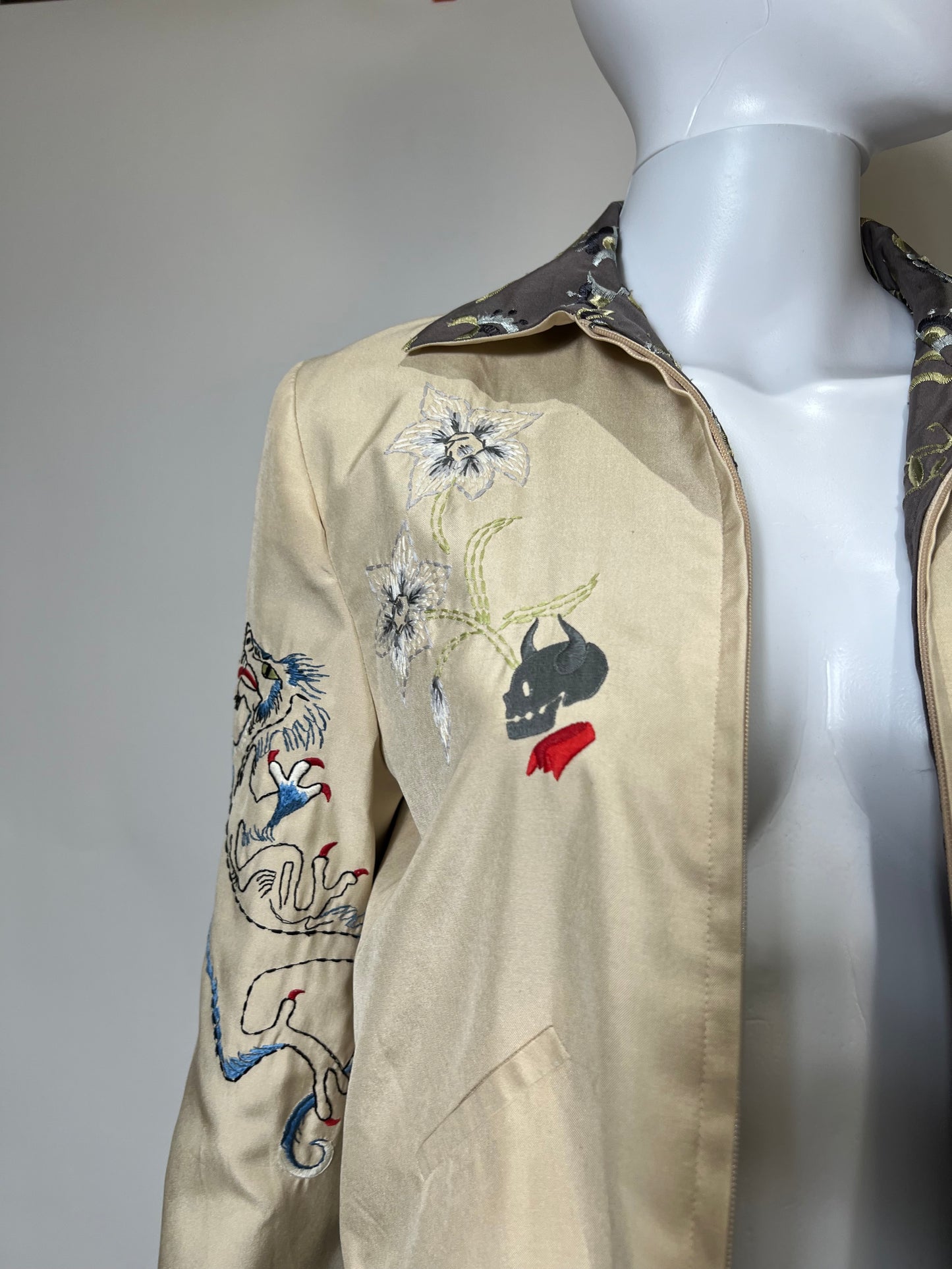 Vintage Chloe Silk Embroidered Jacket