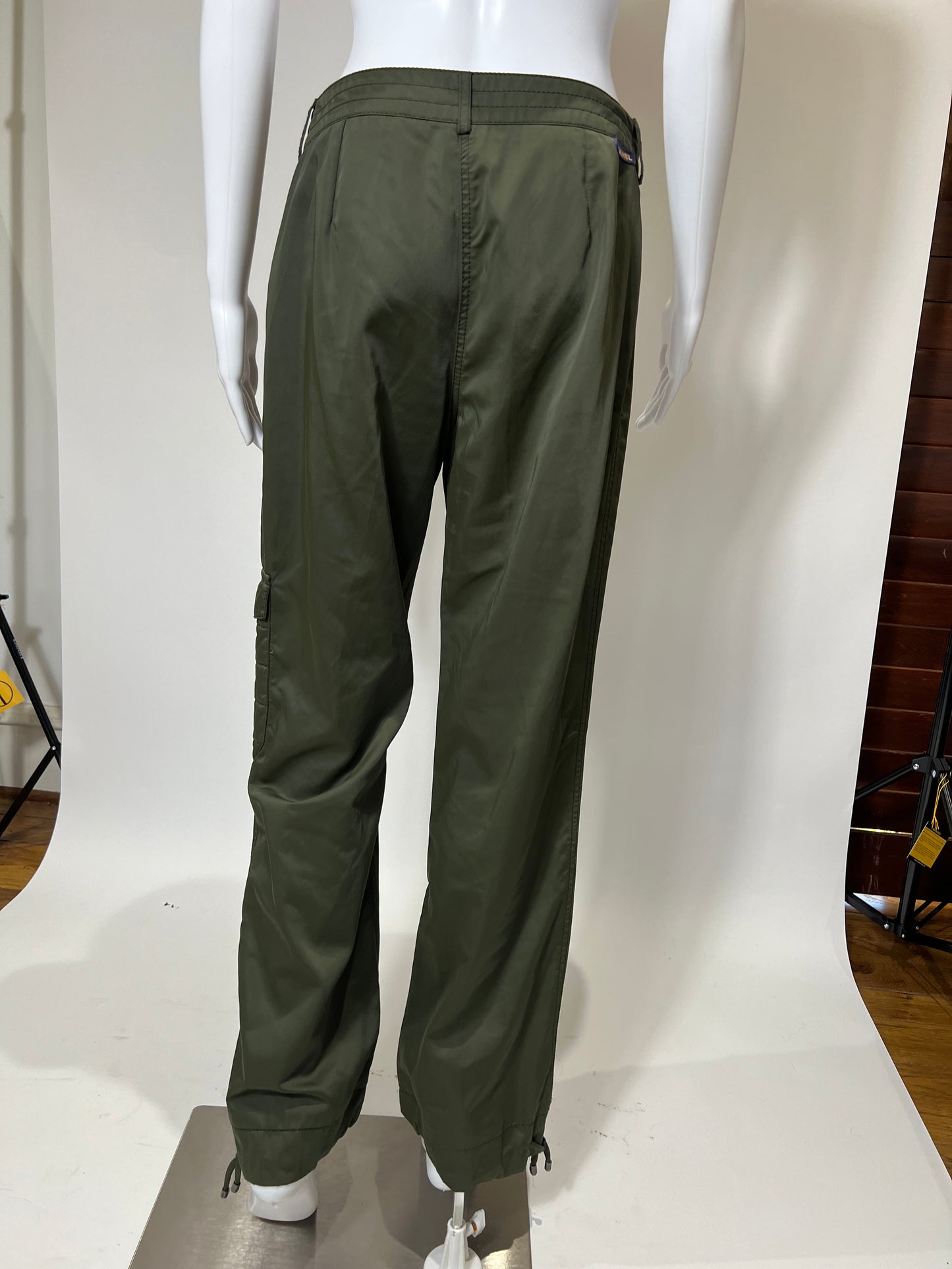 Vintage Chanel Cargo Pant in Green