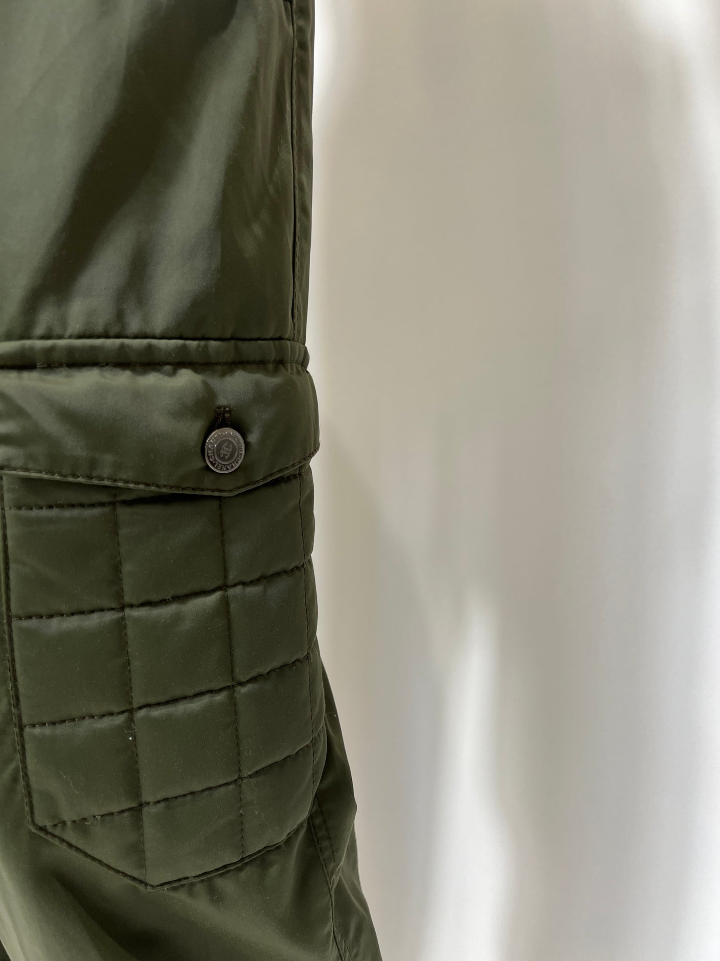 Vintage Chanel Cargo Pant in Green