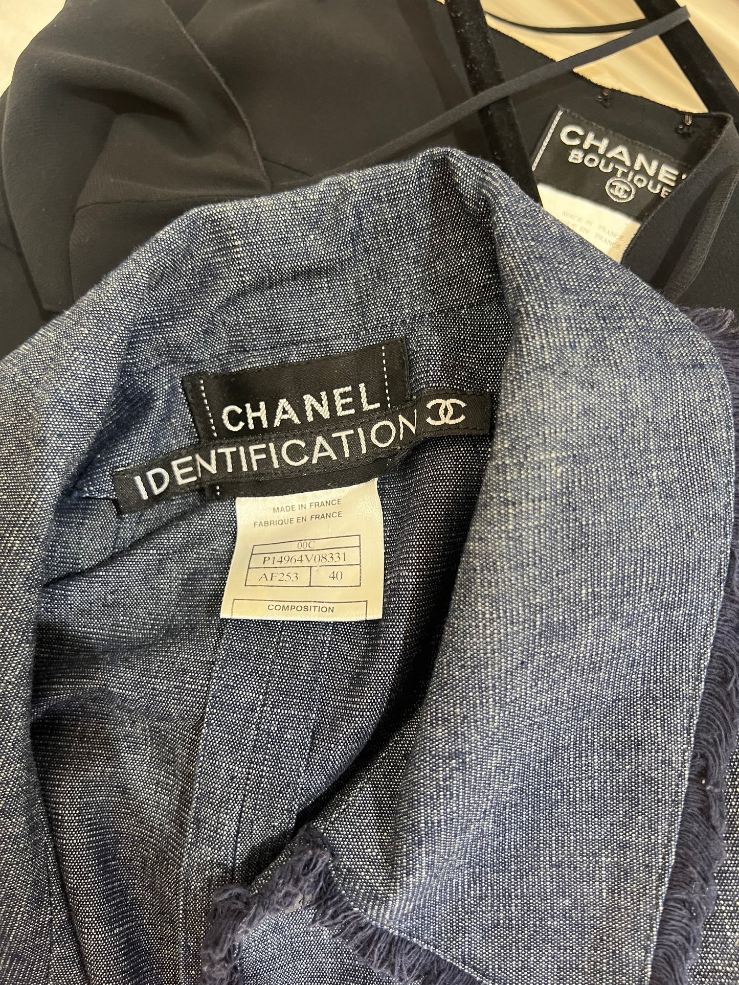 Vintage Chanel Denim Vest Top
