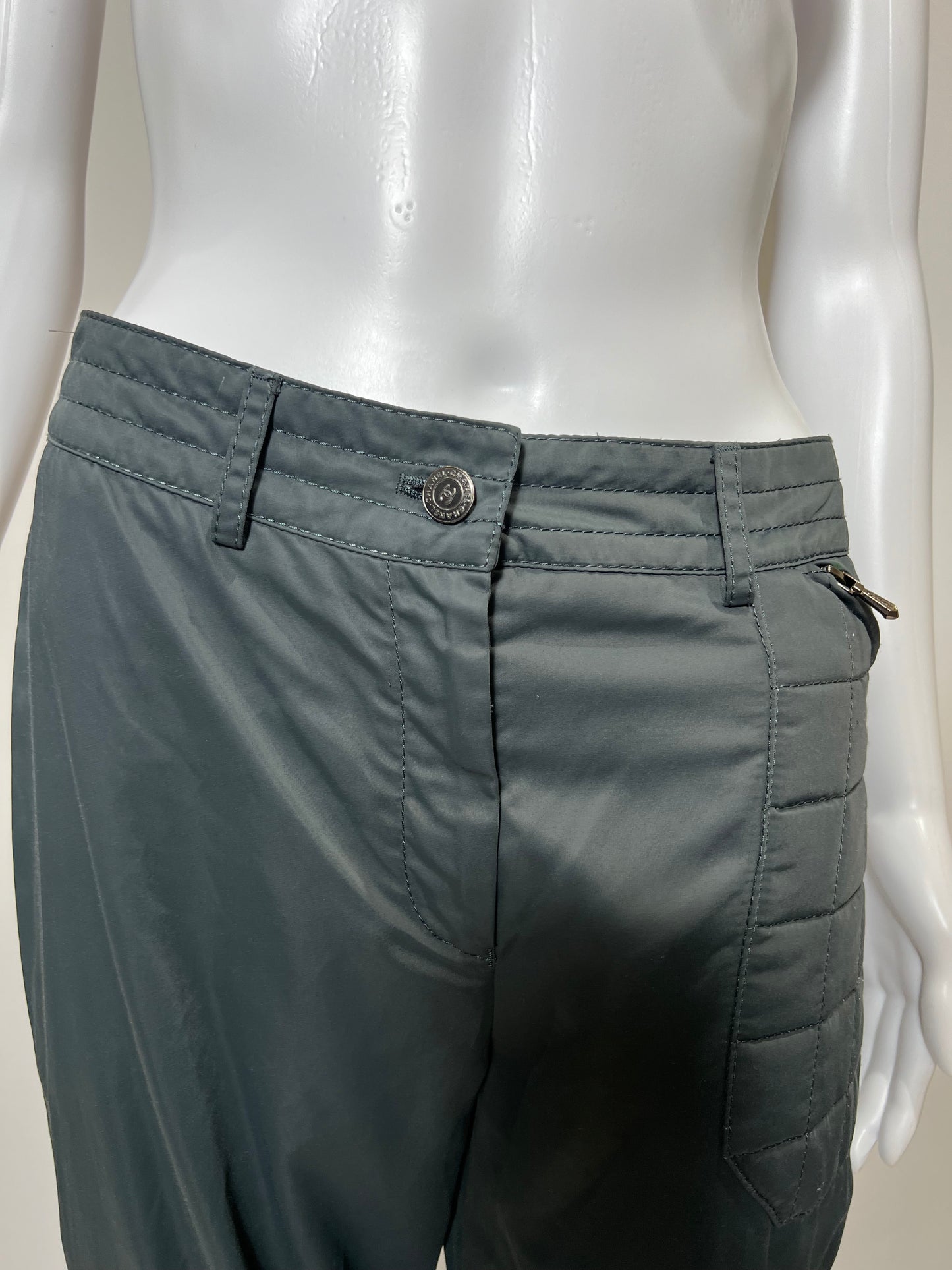 Vintage Chanel Cargo Pant Grey