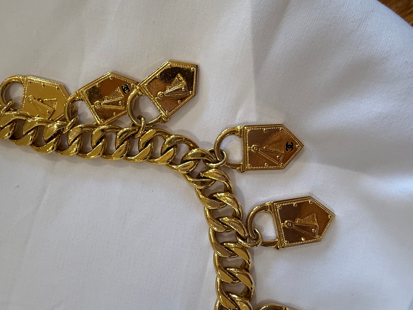 Vintage Chanel Locket Chain Belt