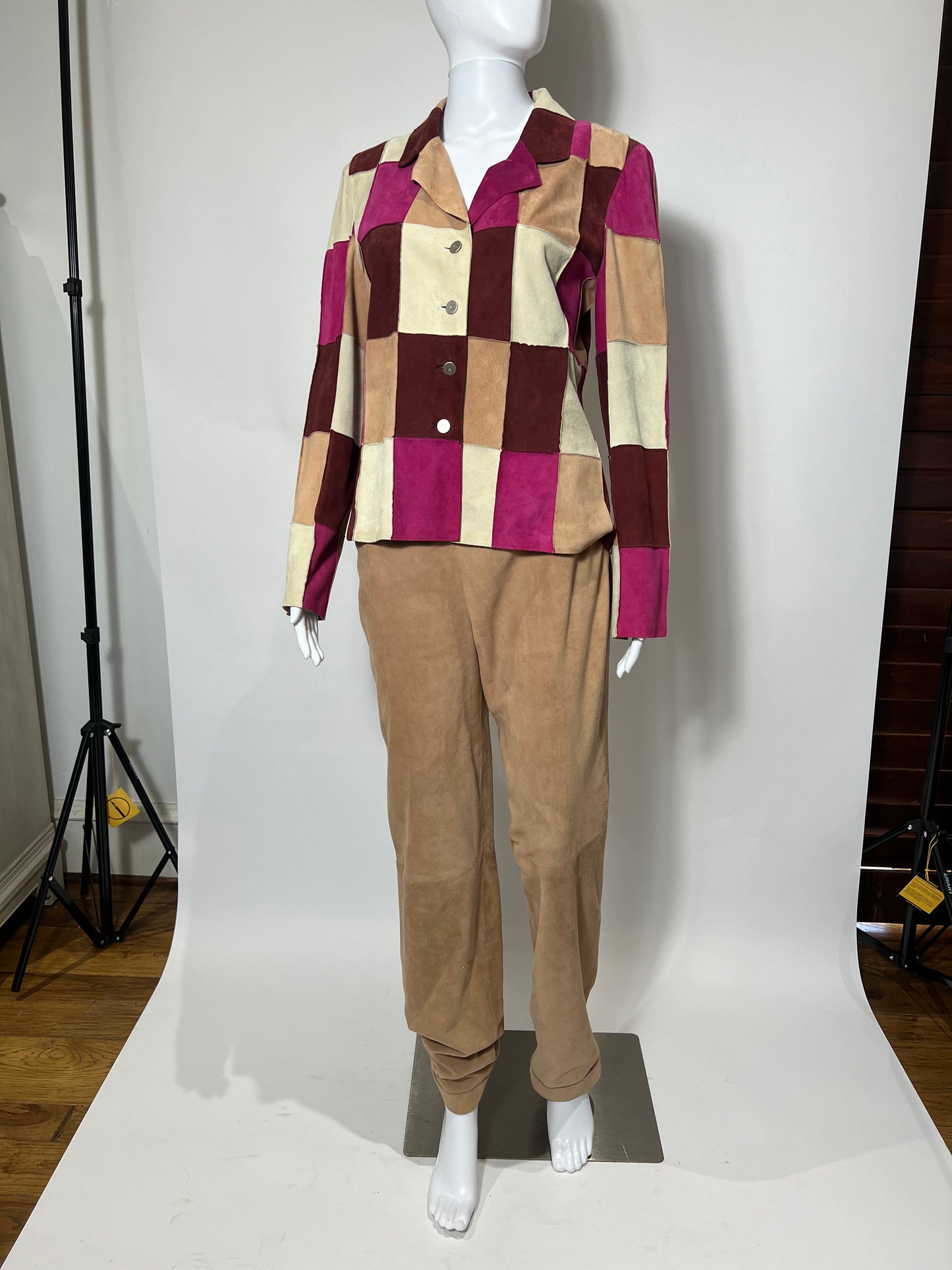Vintage Chanel Suede Pant