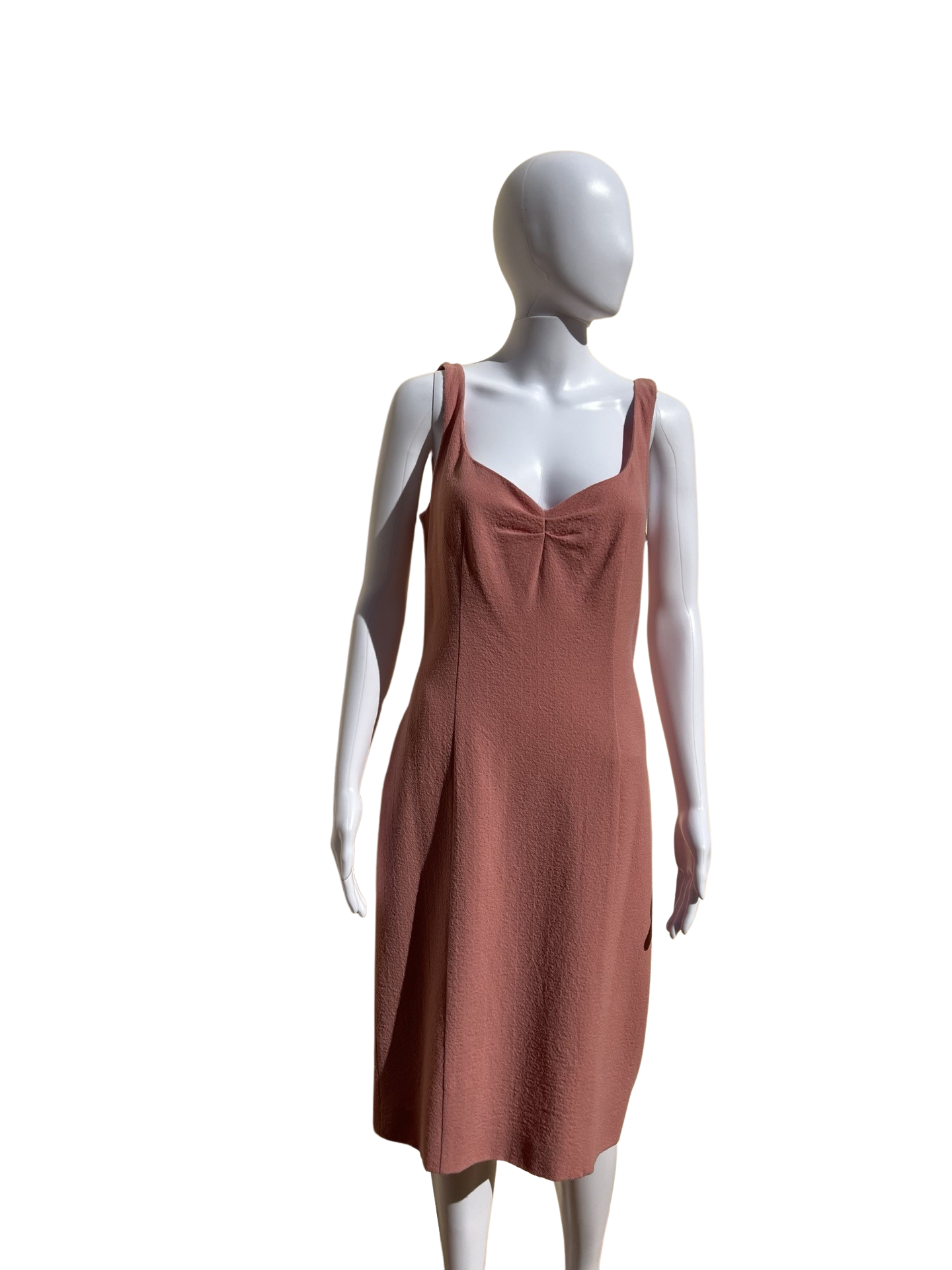 MOSCHINO: Pink Midi Dress