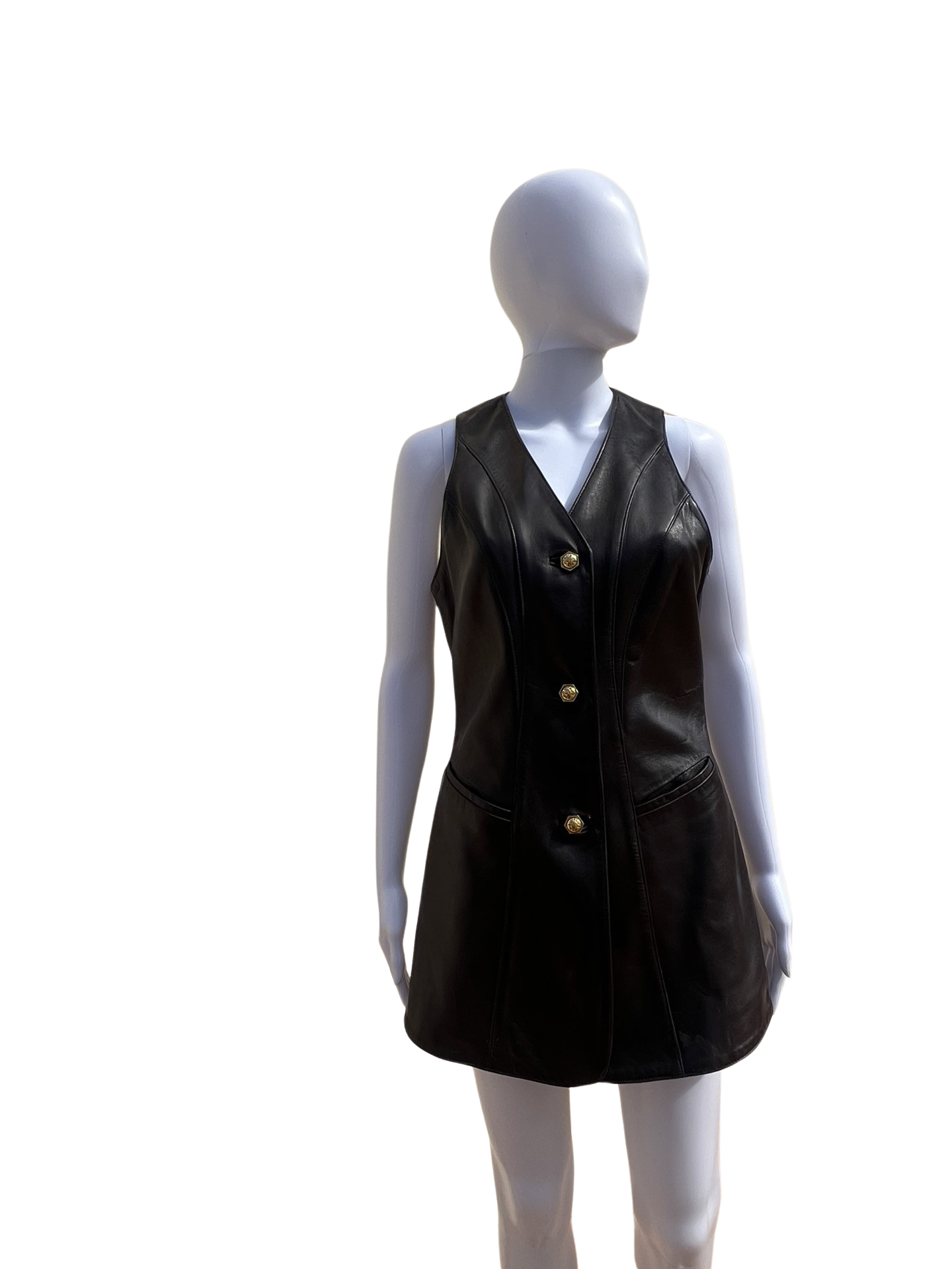JEAN CLAUDE JITOIS: Leather Dress