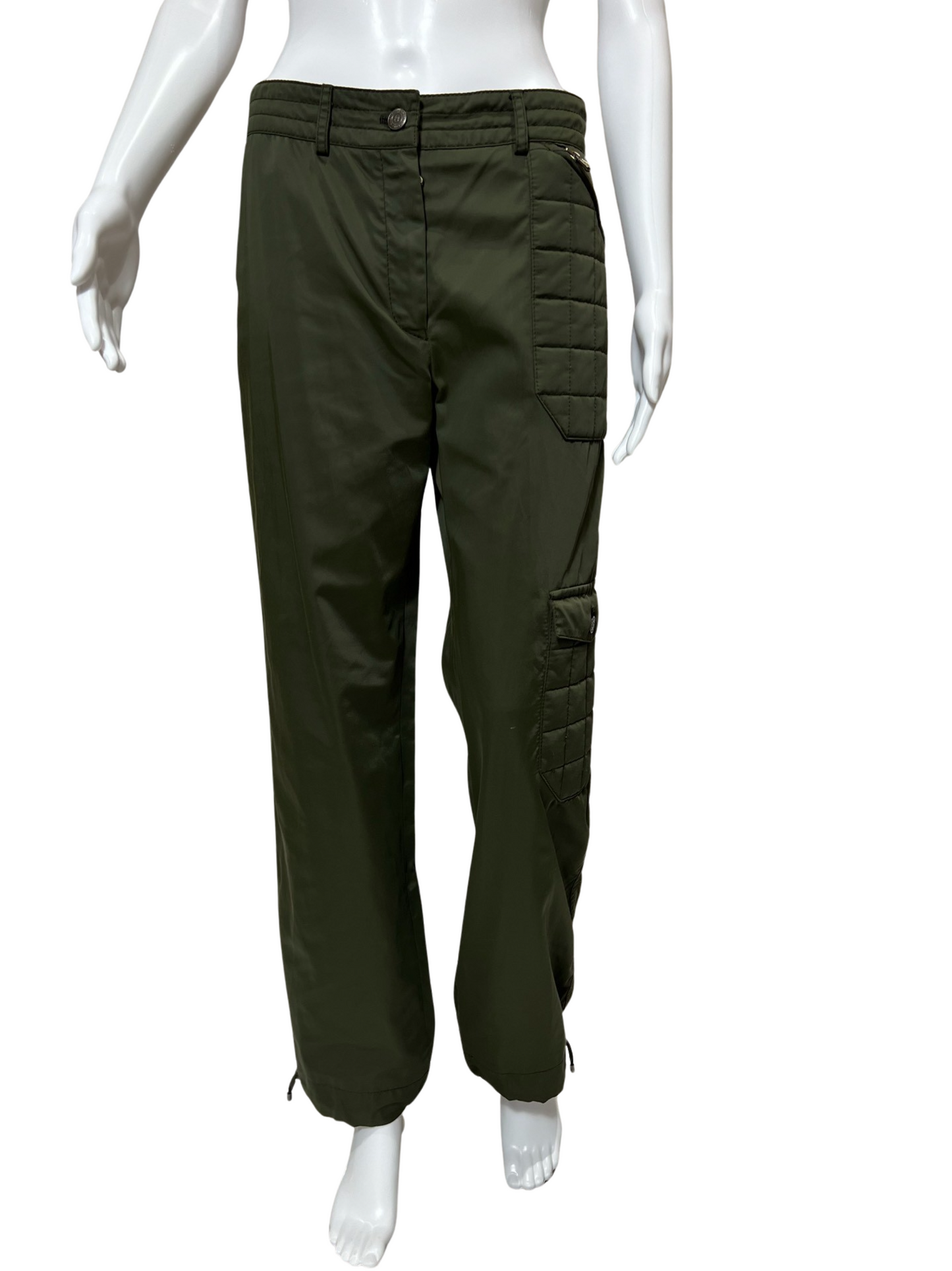 Vintage Chanel Cargo Pant in Green
