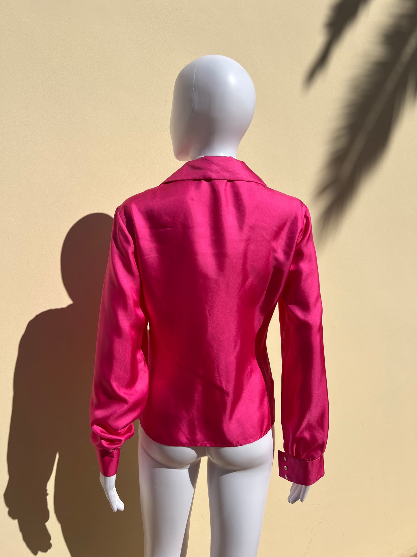 GIANNI VERSACE: 2000 Runway Silk Top