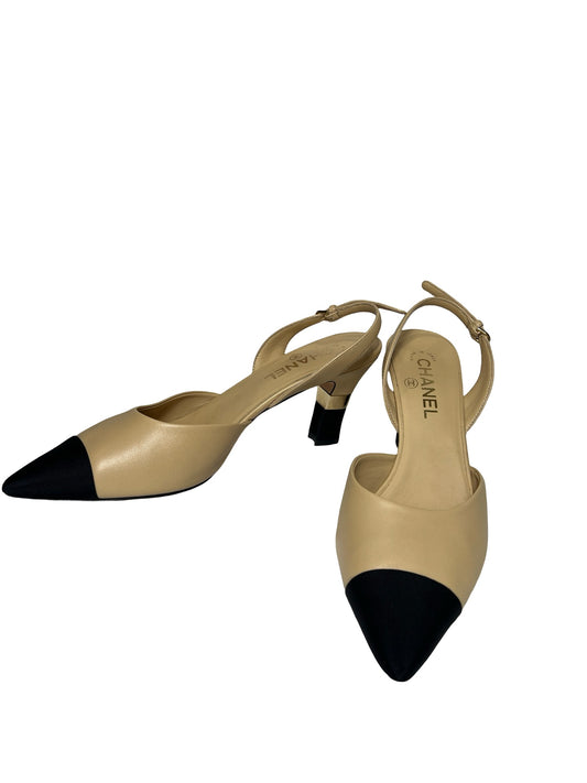 Chanel Sling Back Heel 40.5