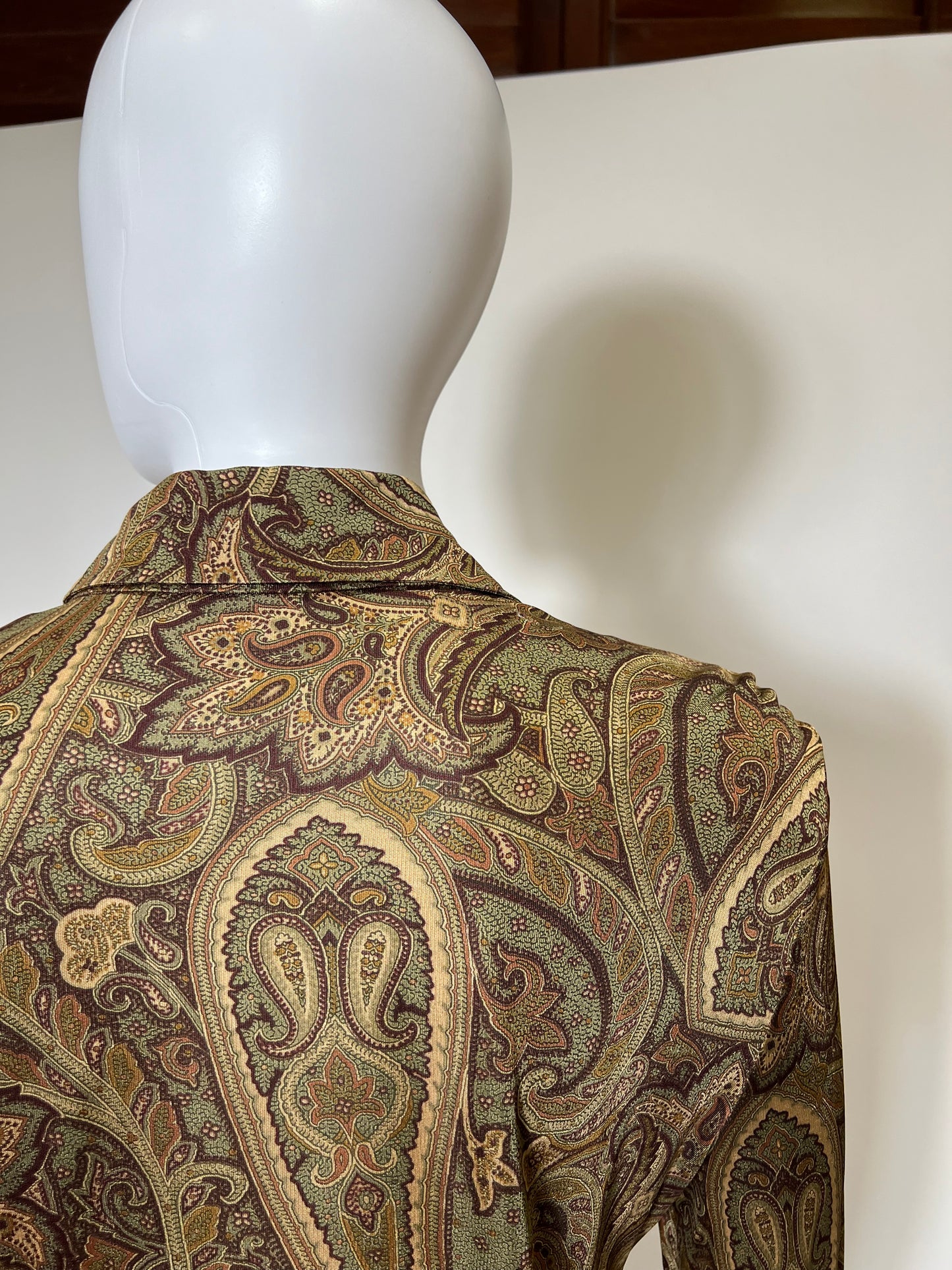 Vintage Celine Paisley Top