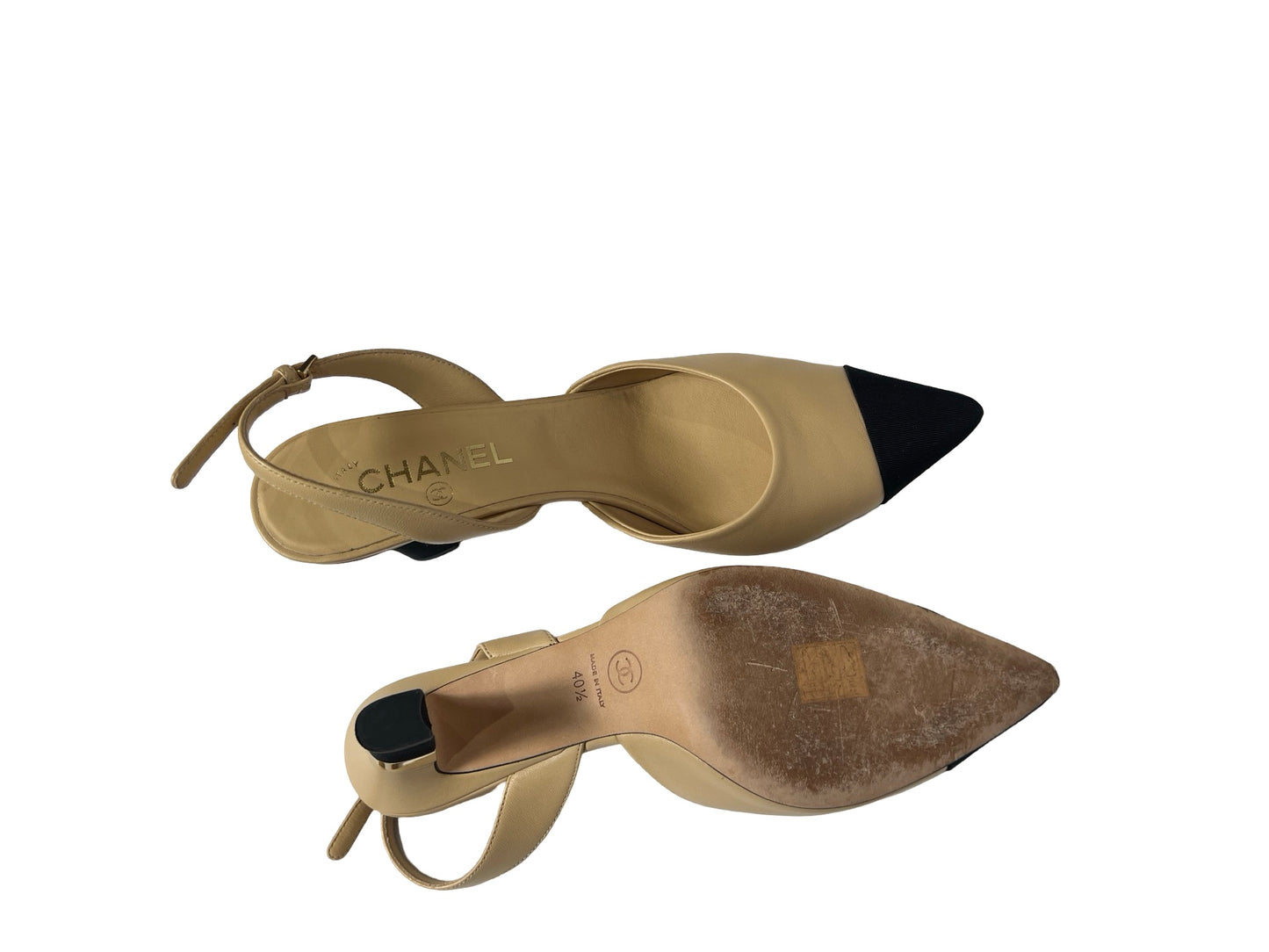 Chanel Sling Back Heel 40.5