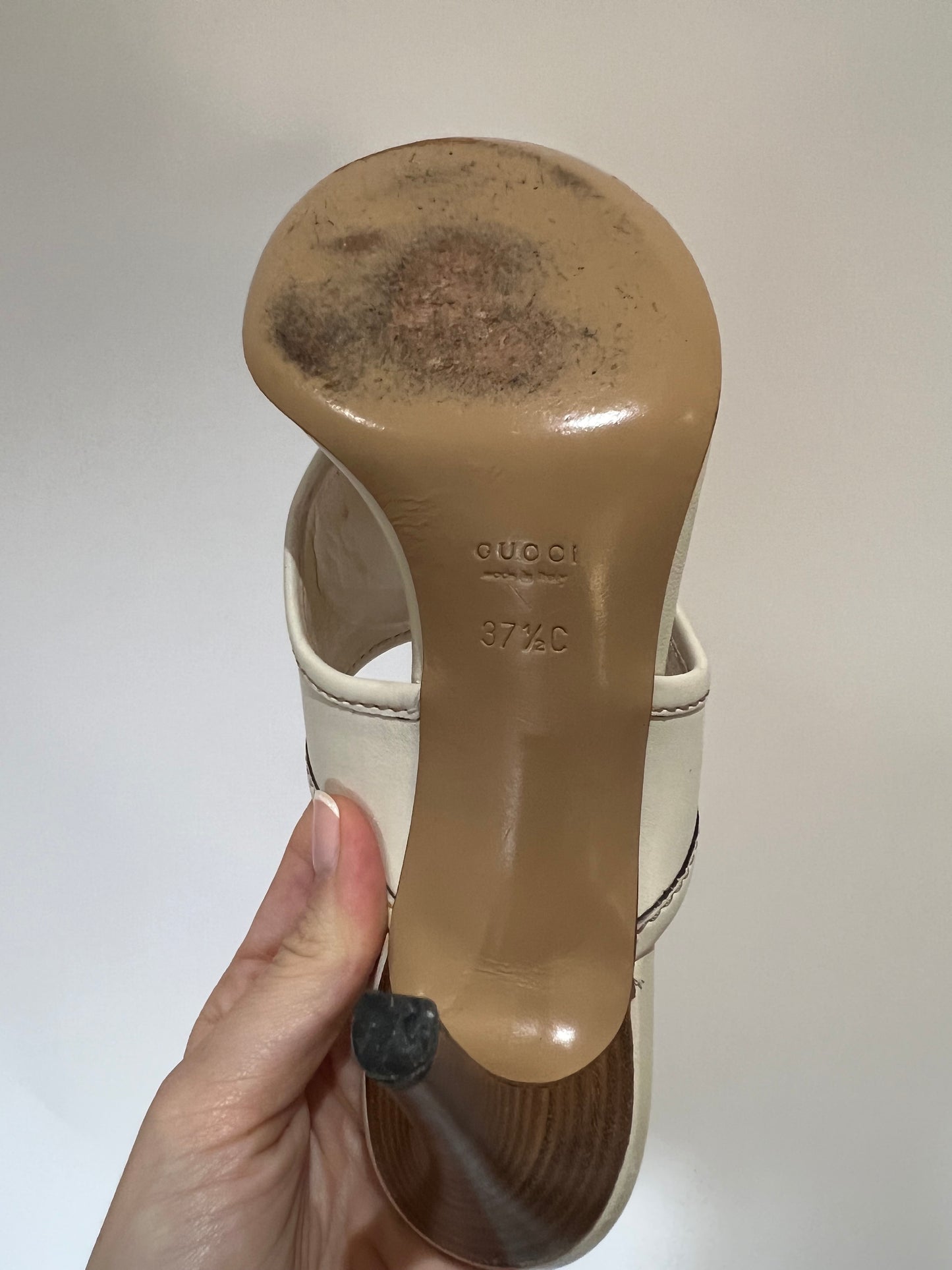 Vintage Gucci Sandal Heel 37.5
