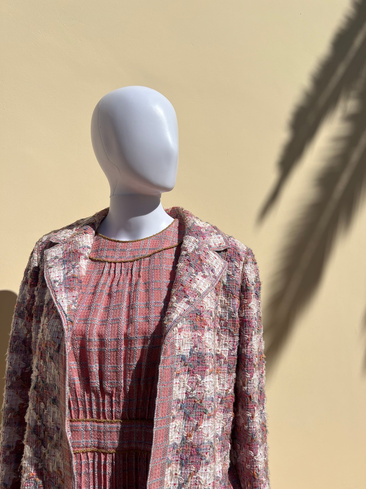 CHANEL: Tweed Detailed Jacket